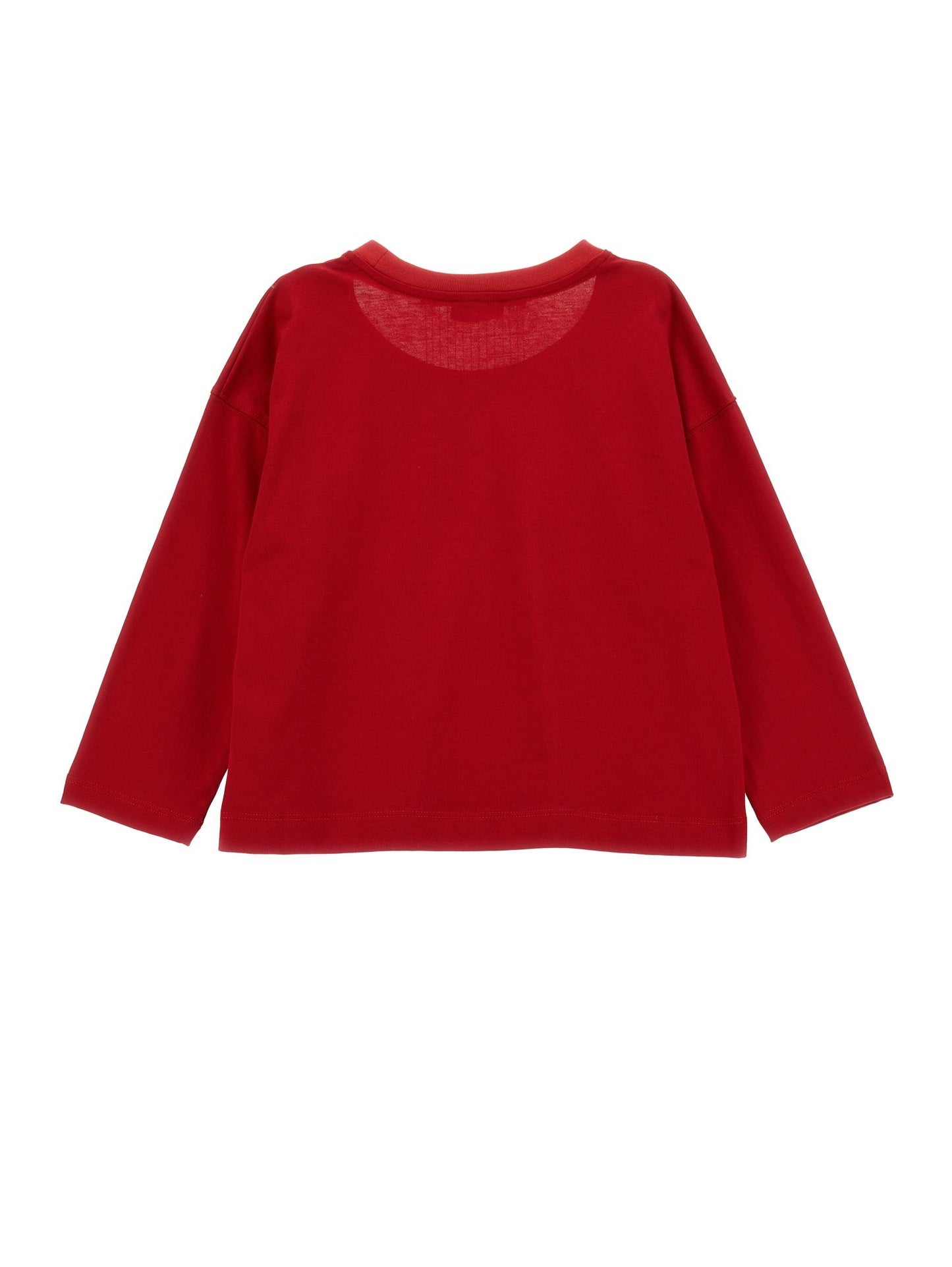 Jersey T-shirt with metallic fringes