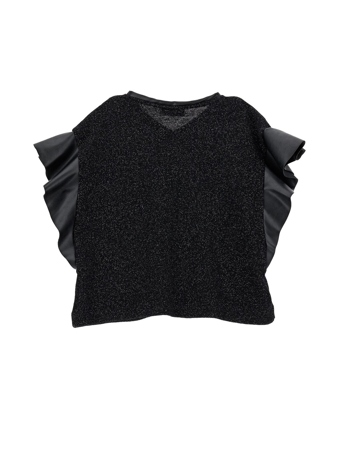 Lurex blouse with sleeves