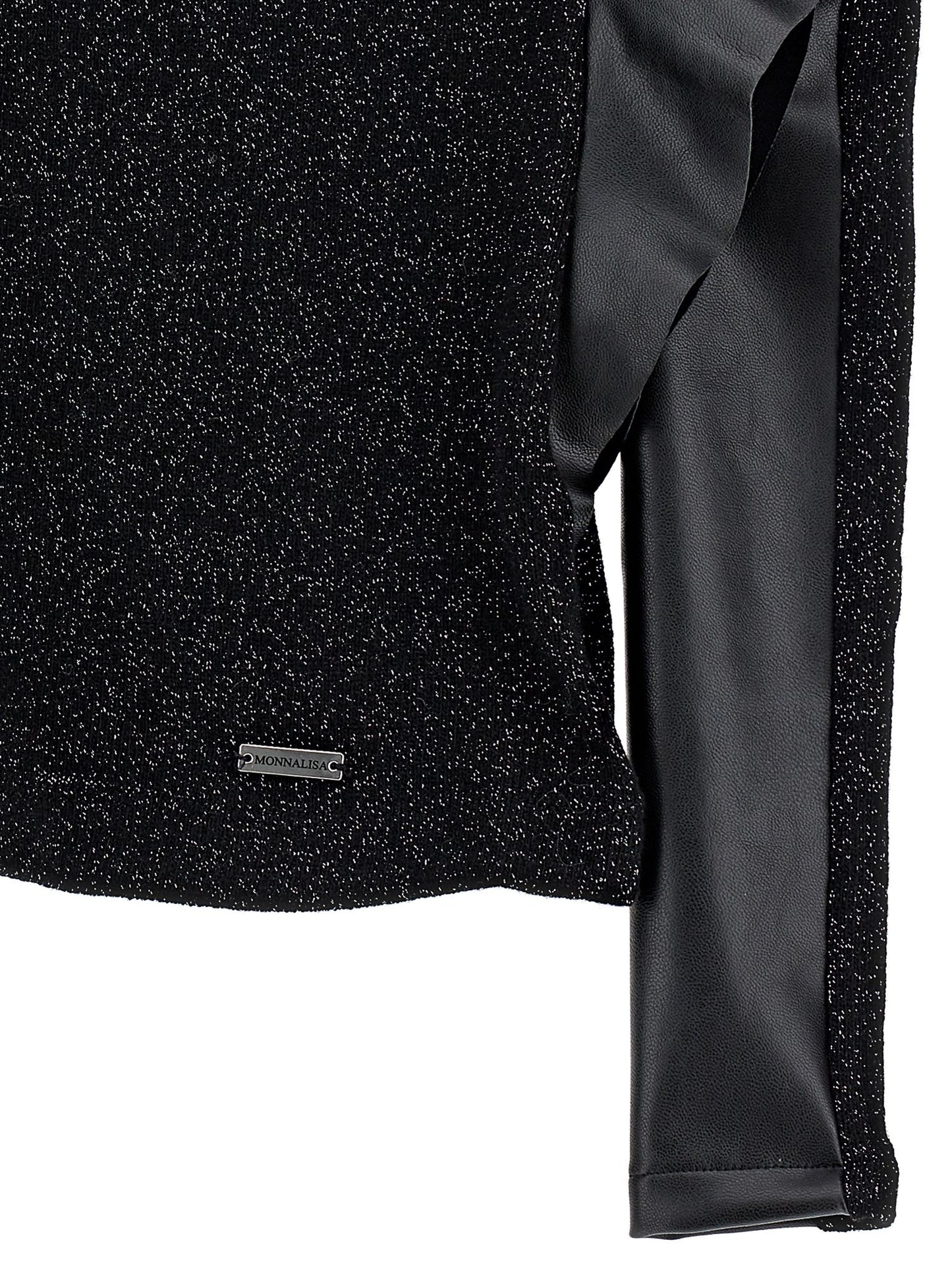 Lurex blouse with sleeves