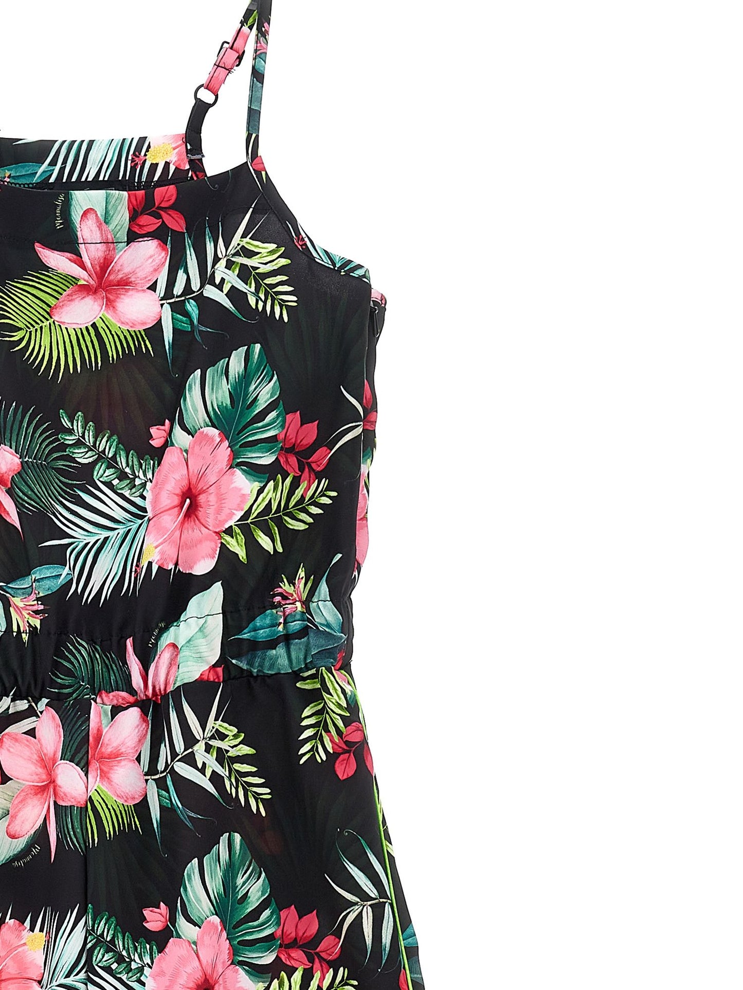 Mono de una pieza con estampado de selva