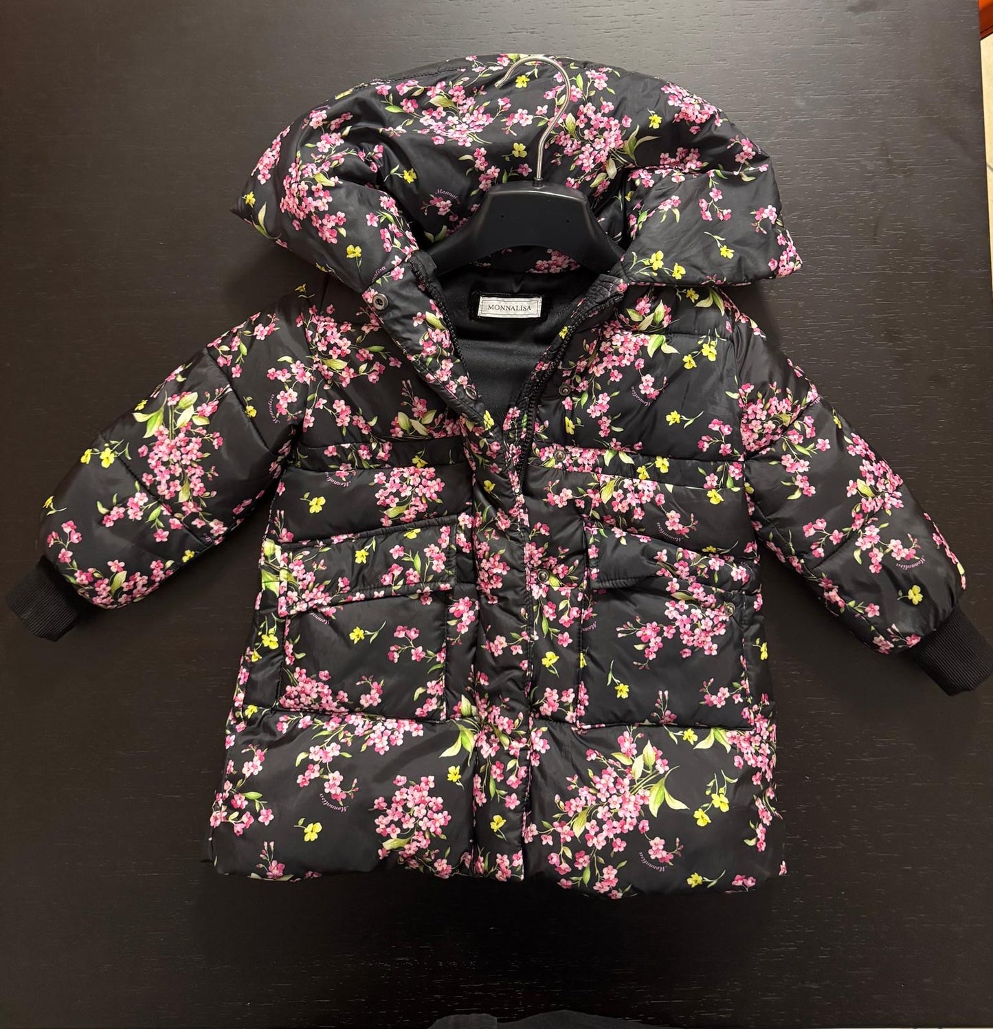Piumino lungo fiori