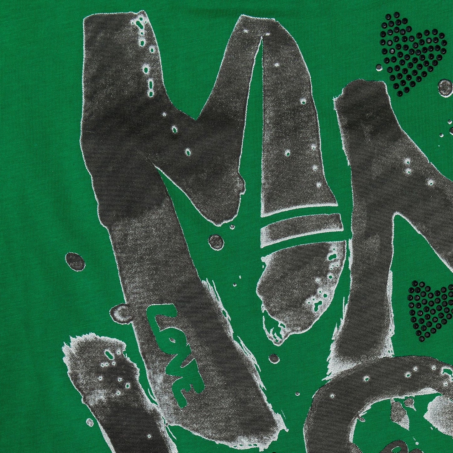 Printed T-shirt, short back