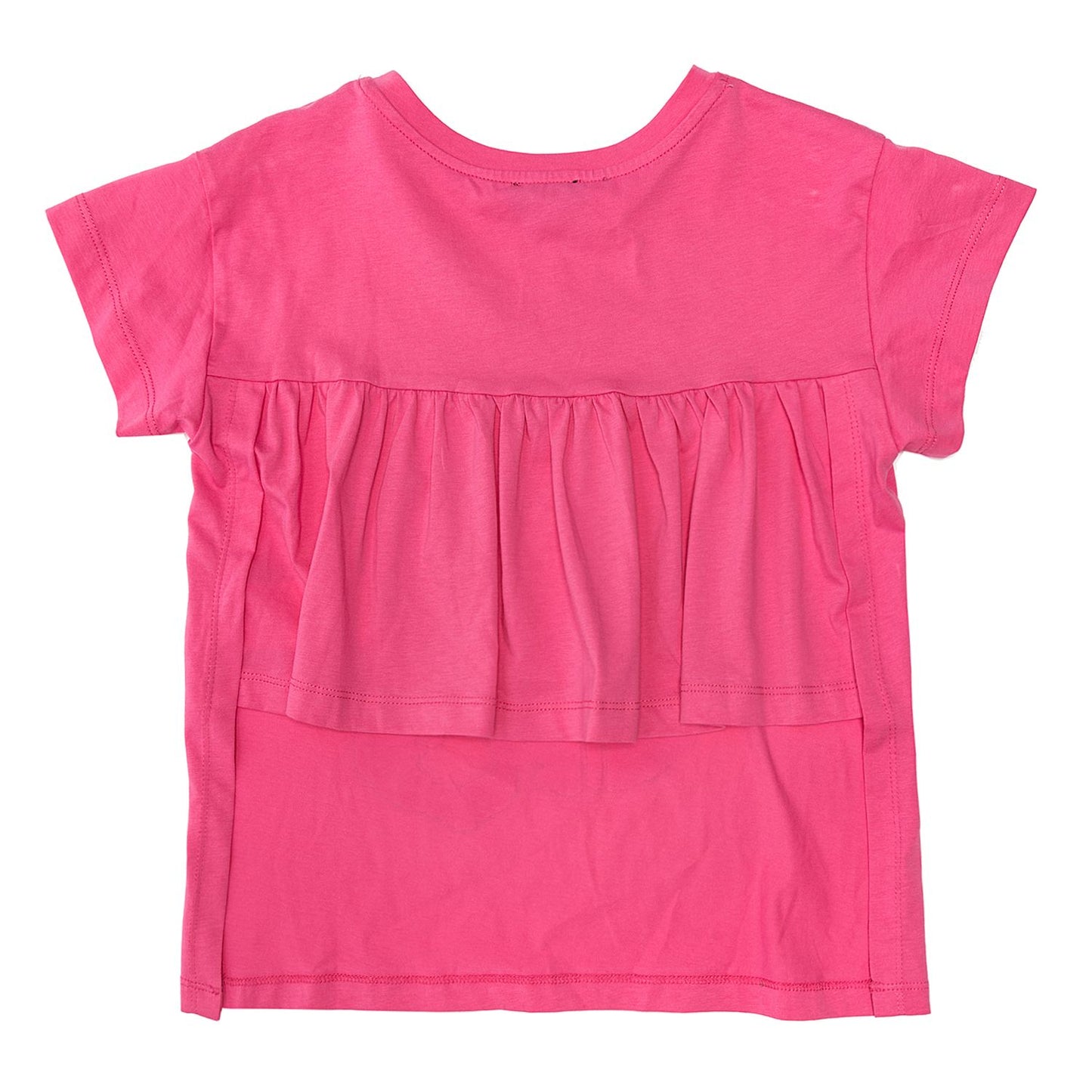Printed T-shirt, short back
