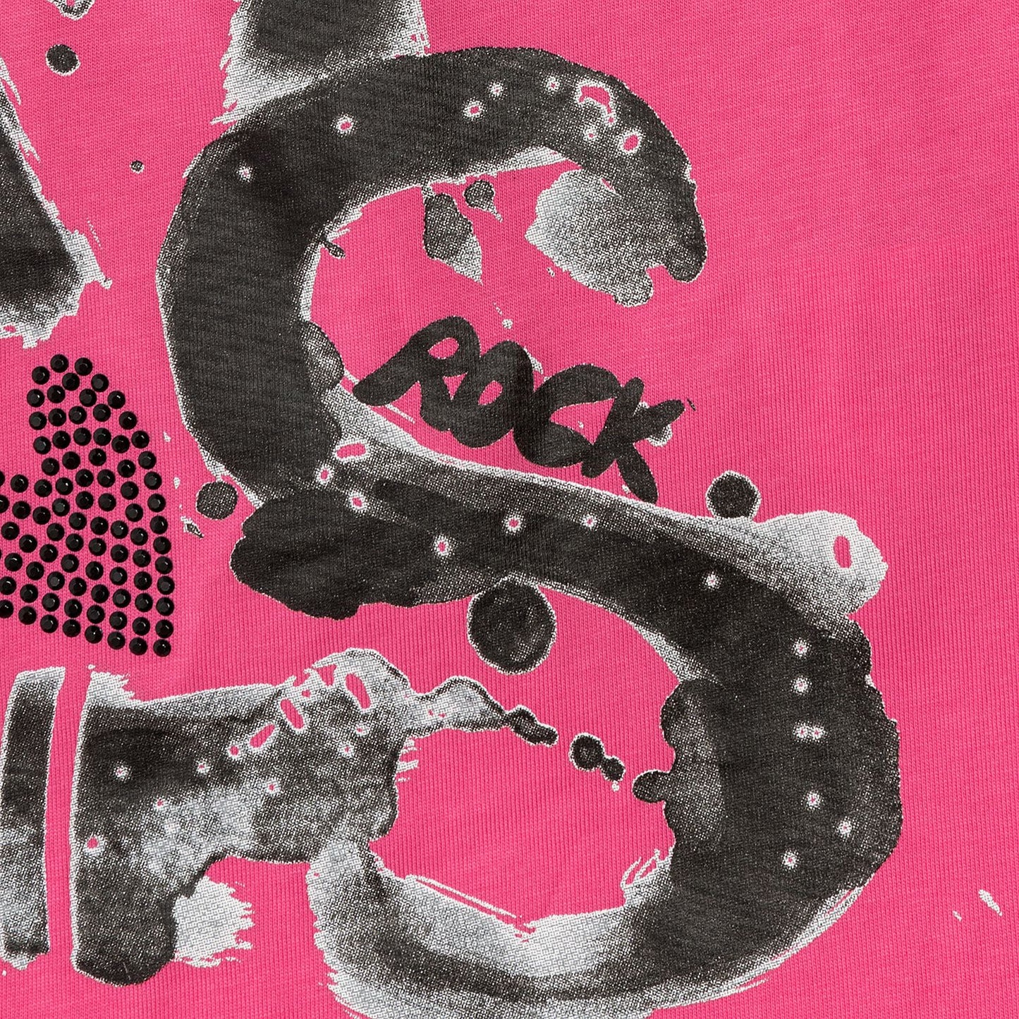 Printed T-shirt, short back