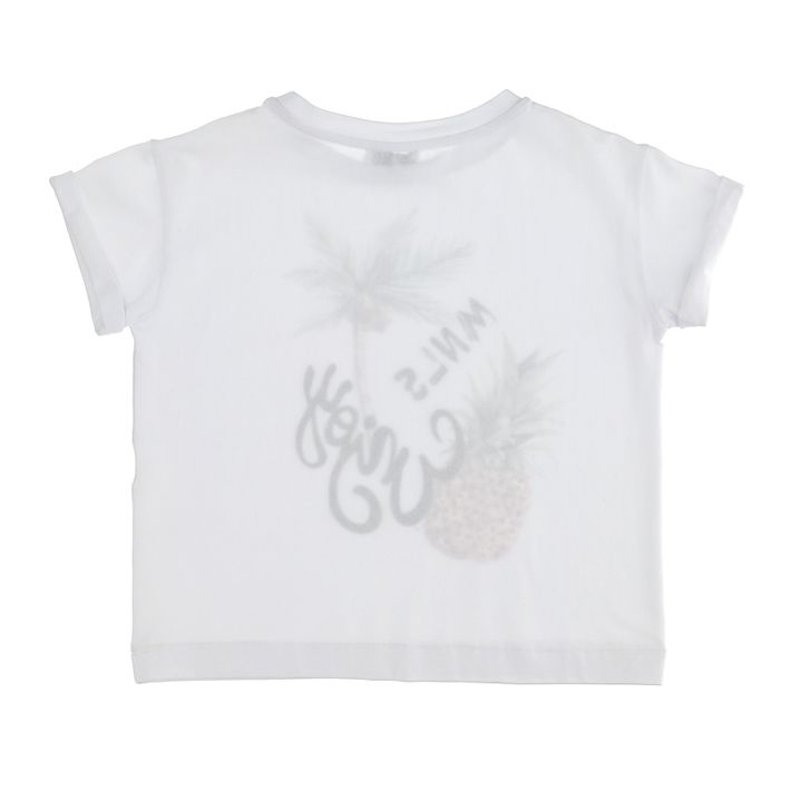 T-shirt with print and writing