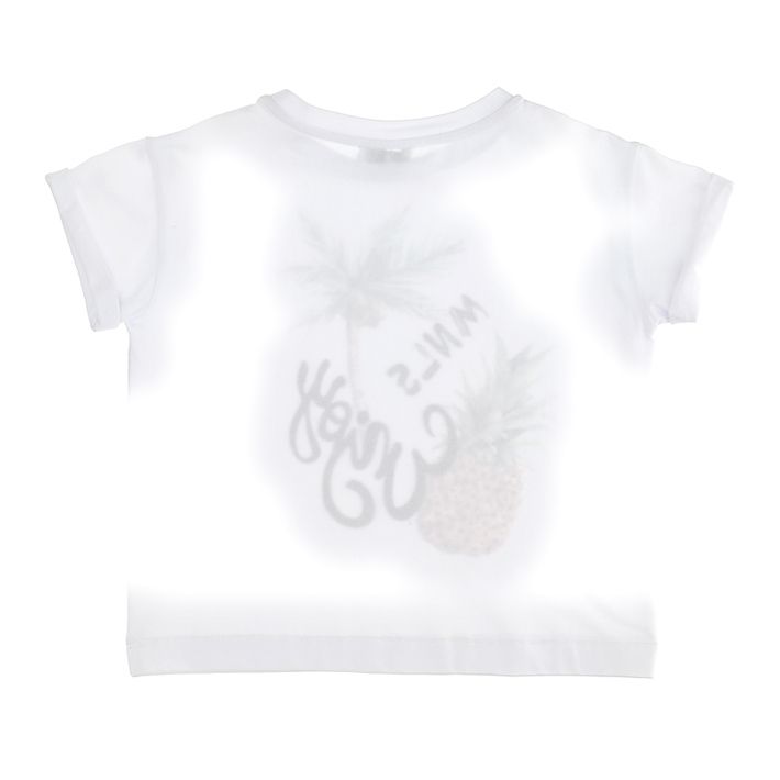 T-shirt with print and writing