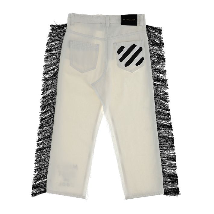 Stretch drill skirt