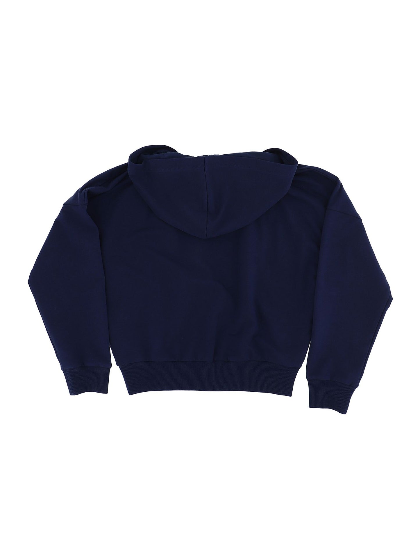 Cropped sweatshirt with college writing