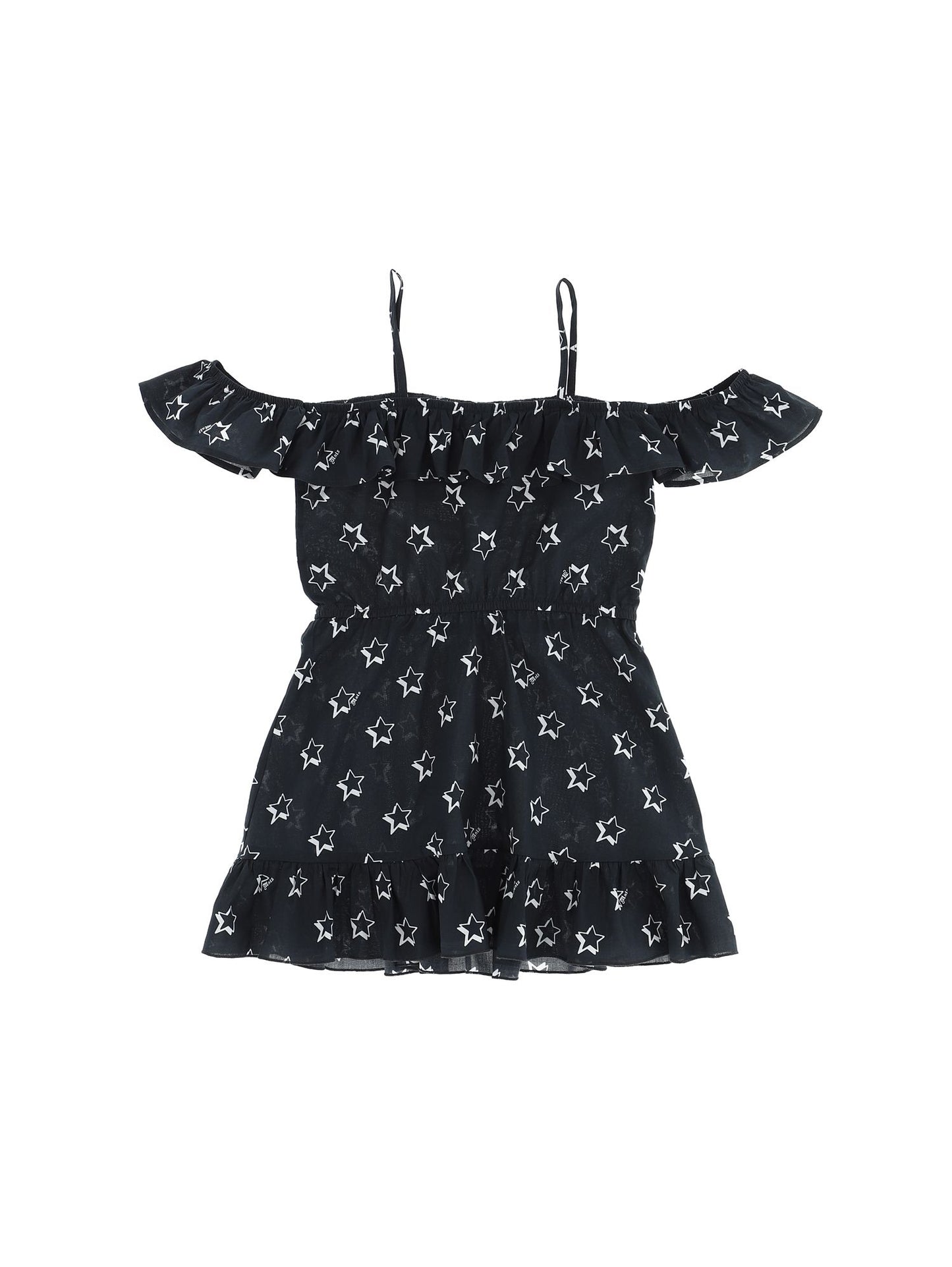 Striped muslin beach dress