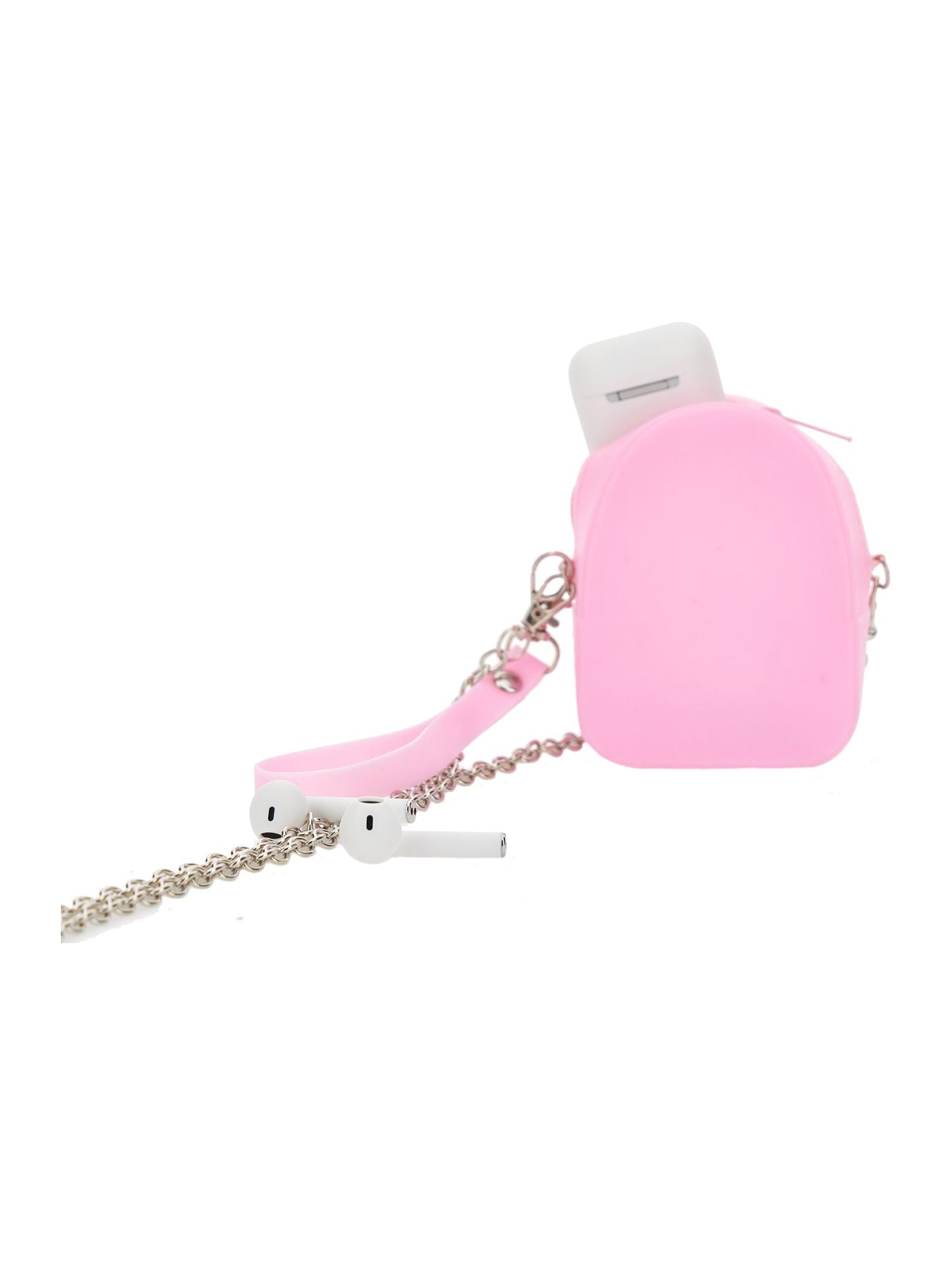 PVC shoulder strap with headphones