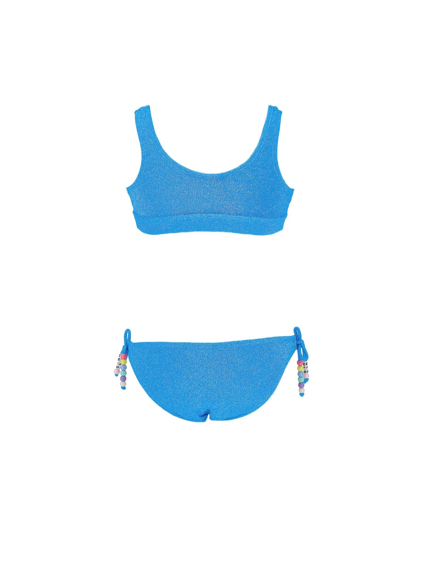 Lurex bikini with bra