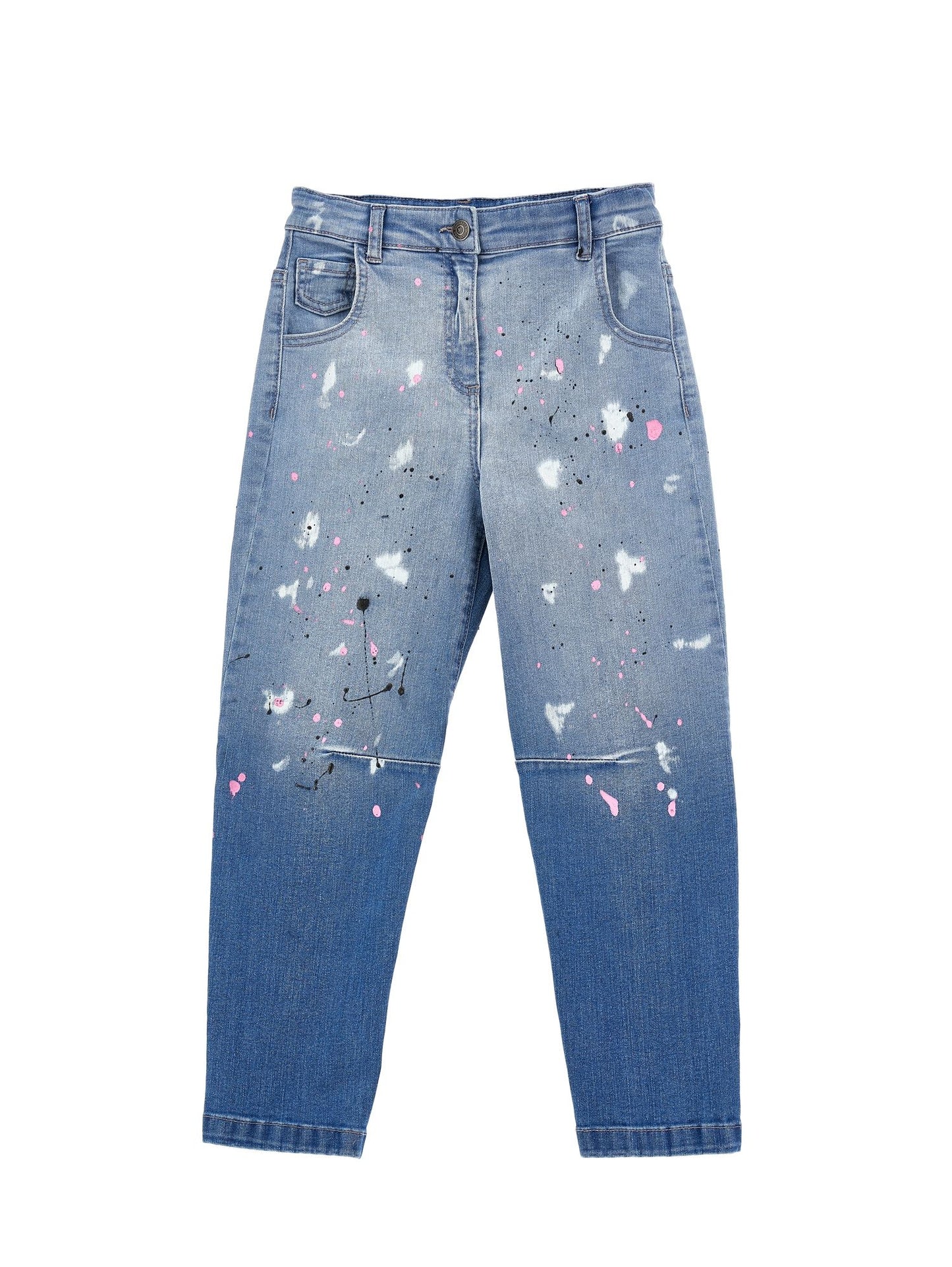 Street art five-pocket jeans