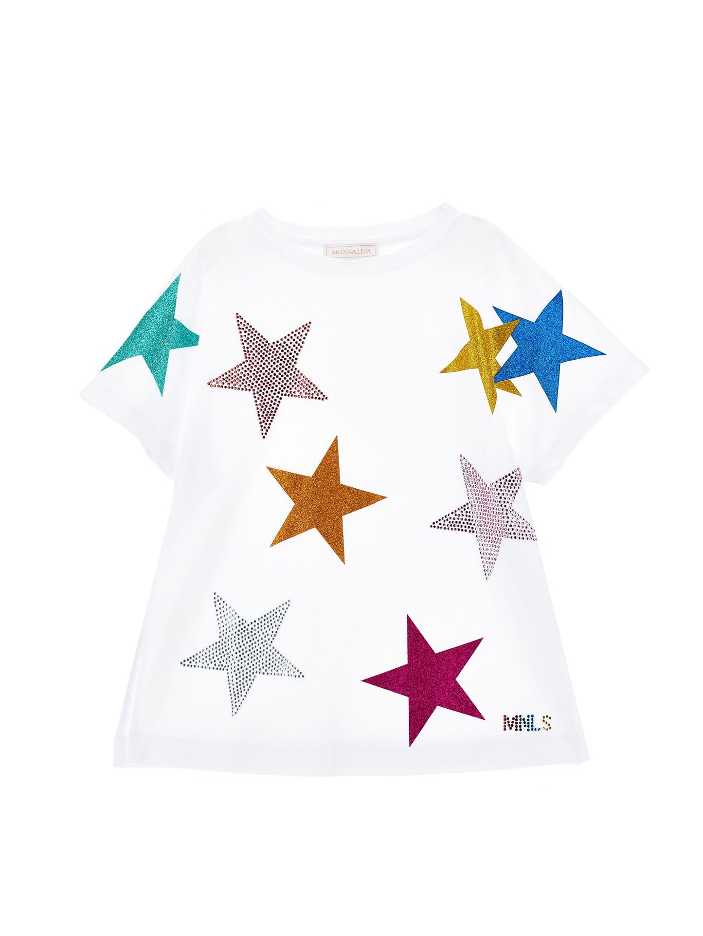 Maxi t-shirt with stars