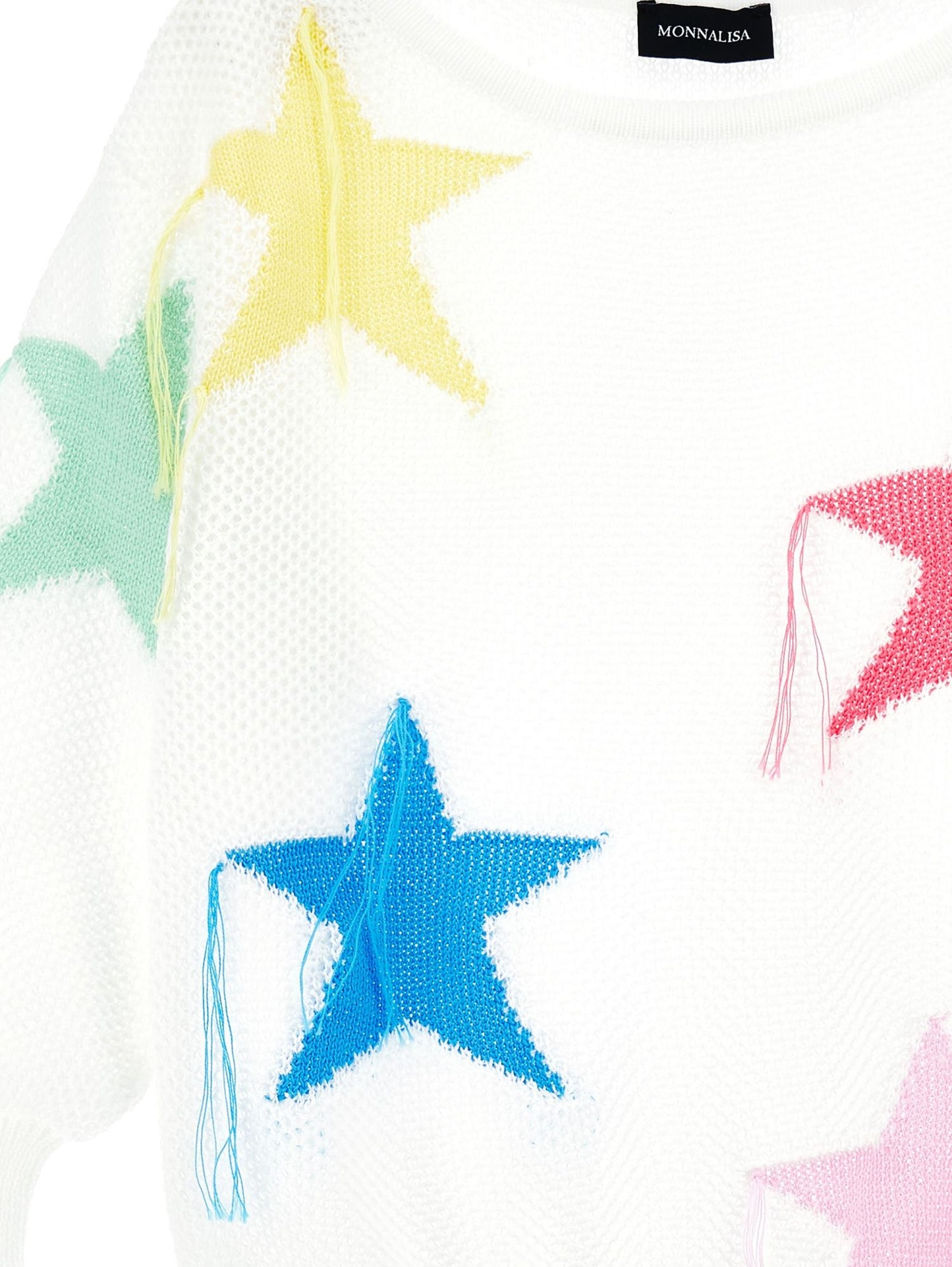 Maxi-star cotton pullover