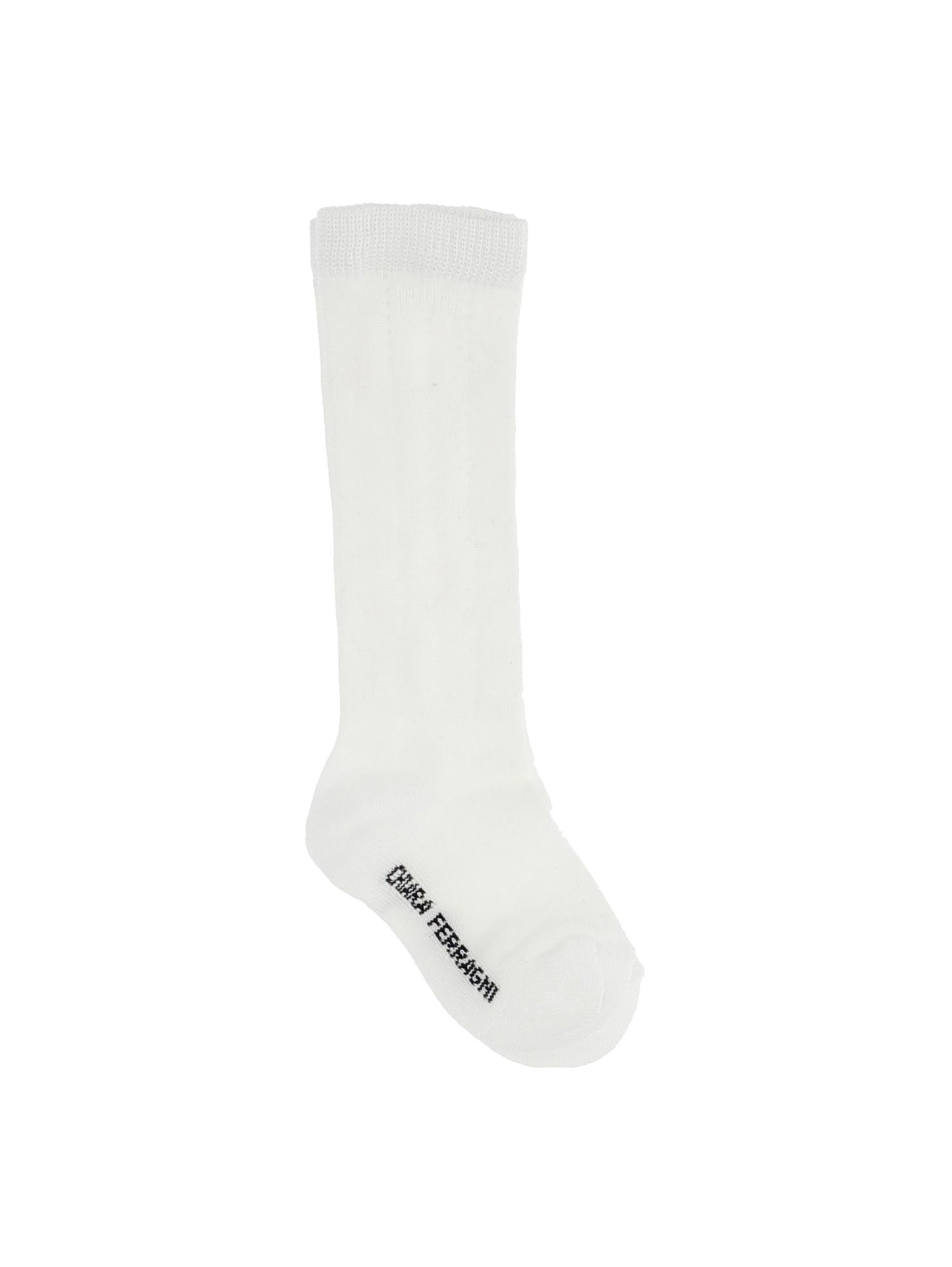 Perforated socks with logo