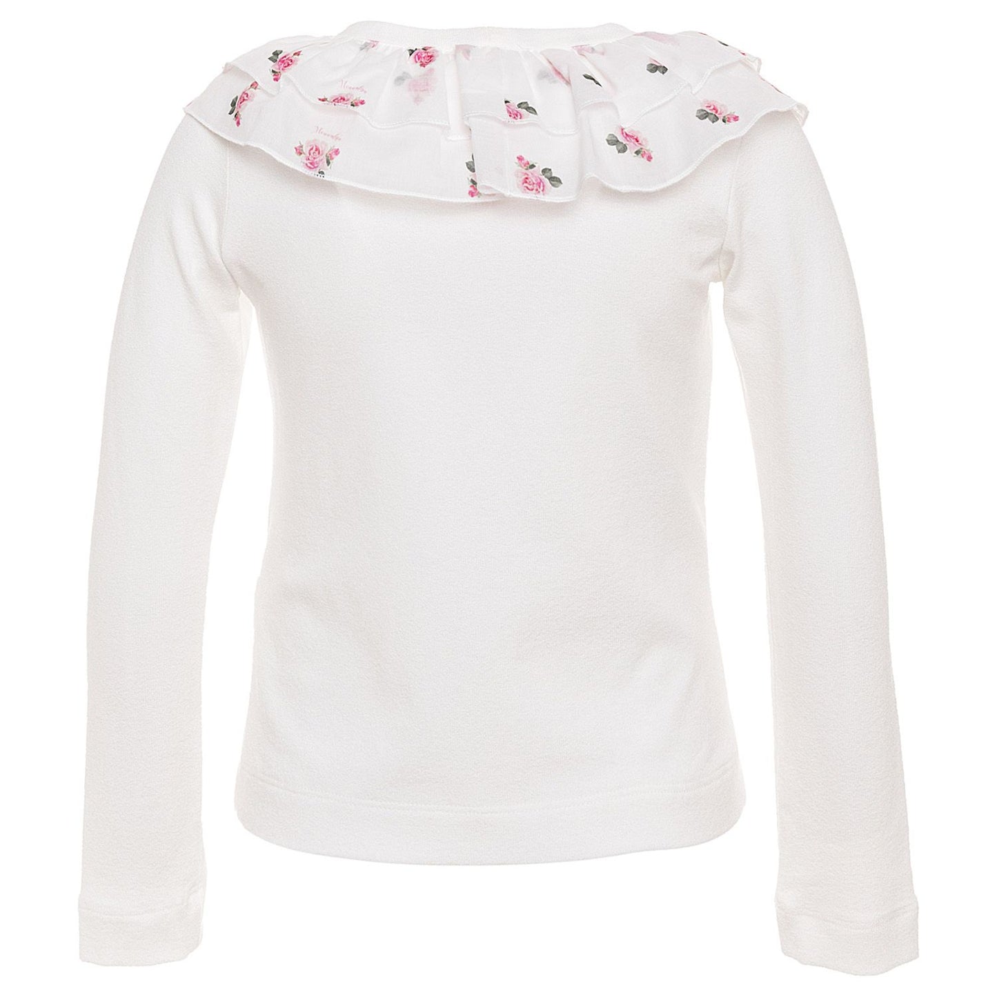 Muslin ruffled cardigan