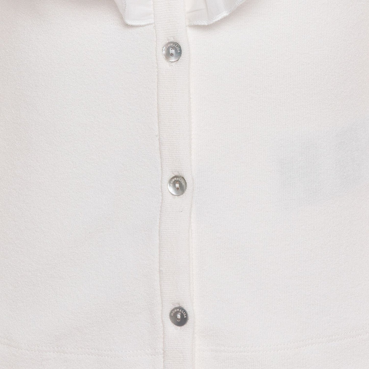 Muslin ruffled cardigan