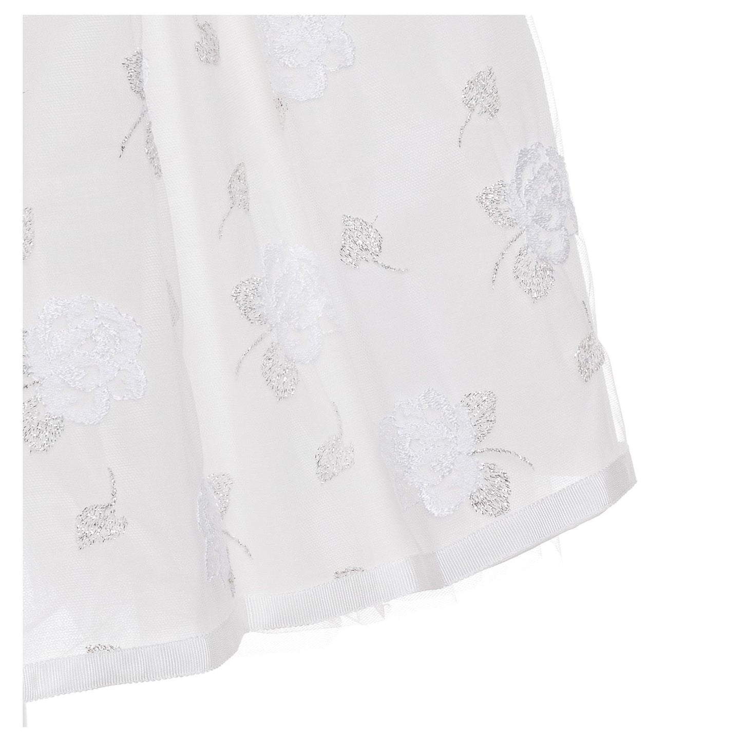 Abito tulle ricamo rose