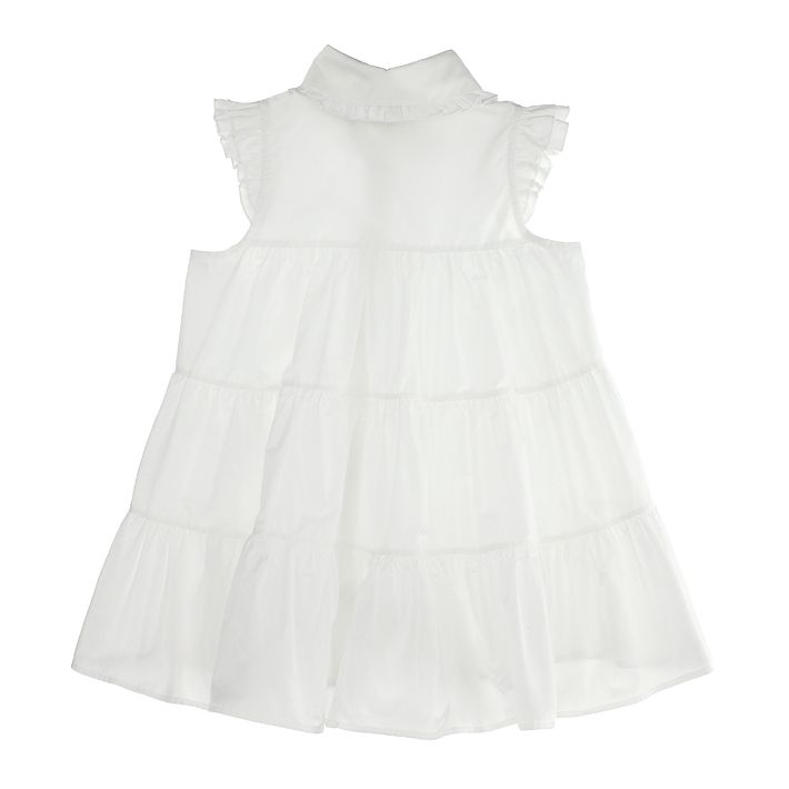 Poplin shirt with ruffles