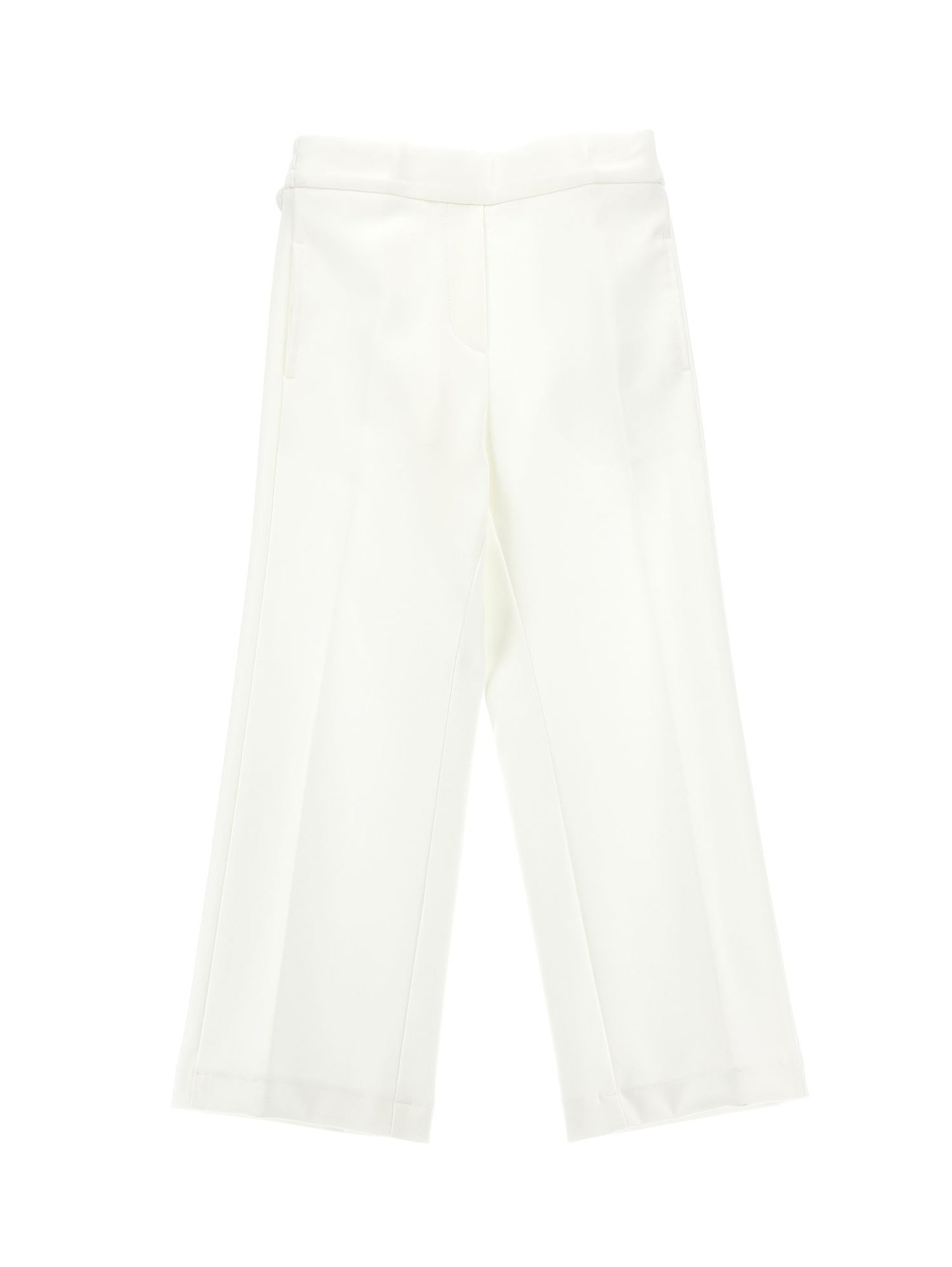 Crêpe trousers with band
