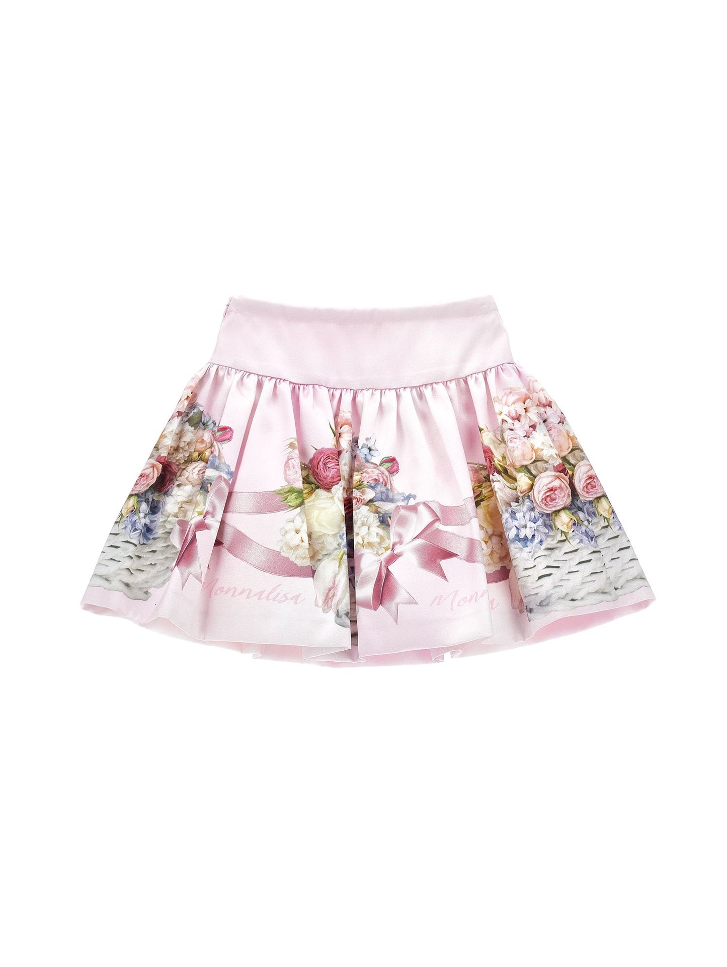 Printed mikado skirt