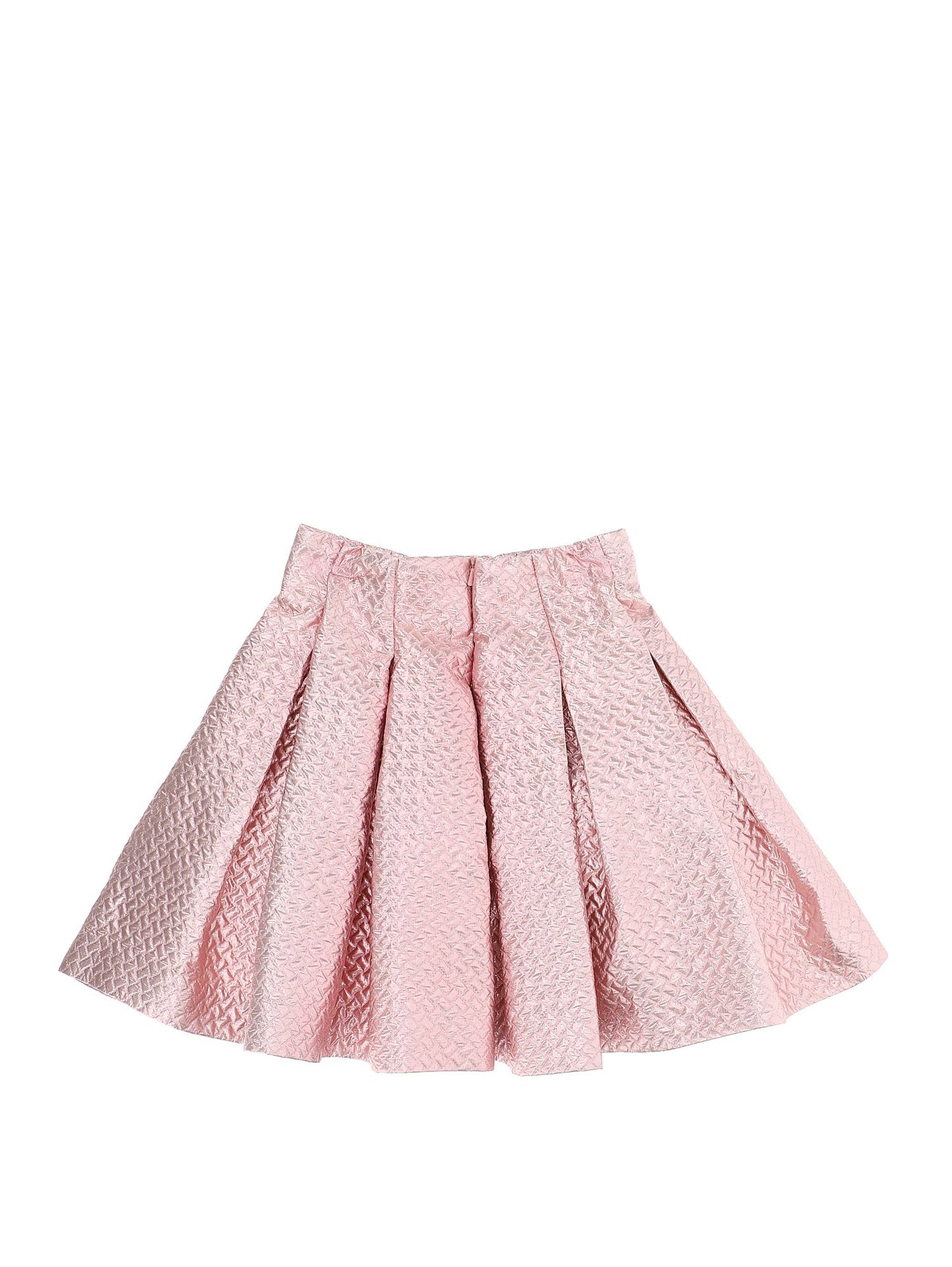 Lurex quilted skirt