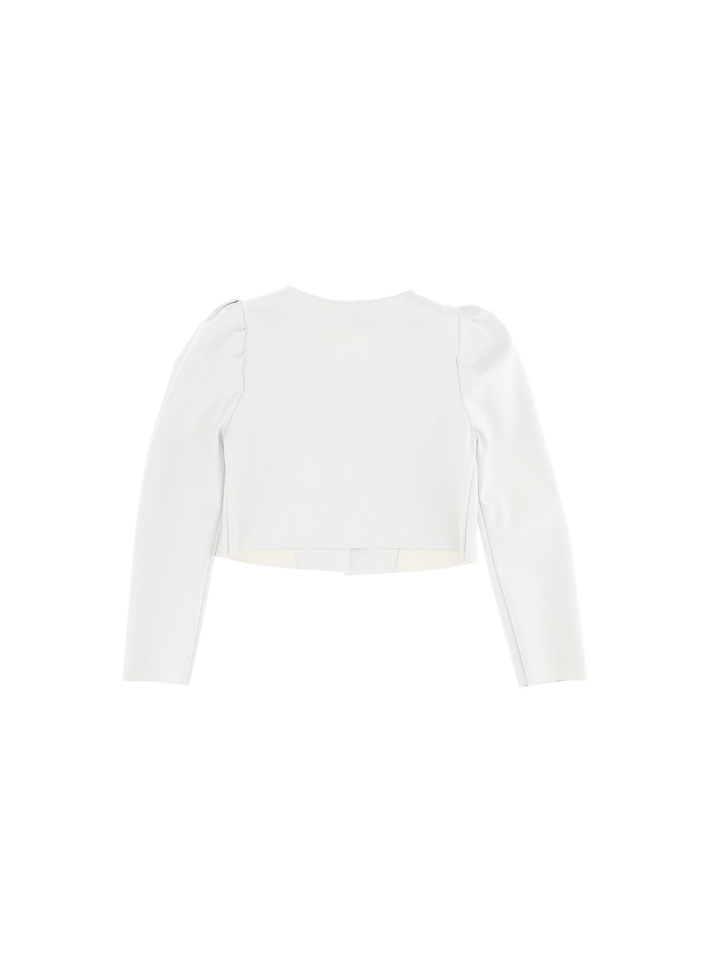 Stretch coated fabric bolero
