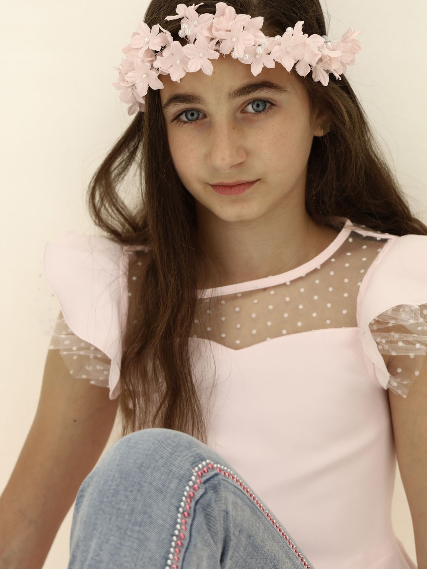 Sweetheart neckline cady top
