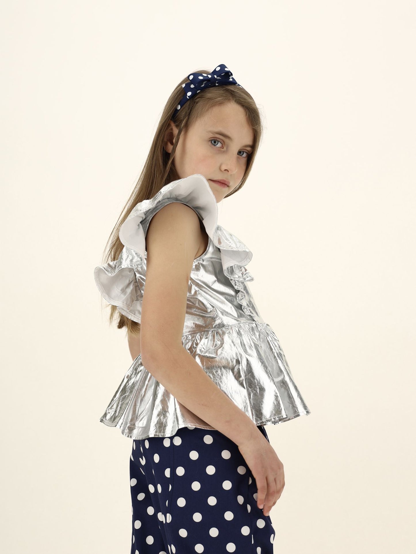 Cross-laminated muslin top