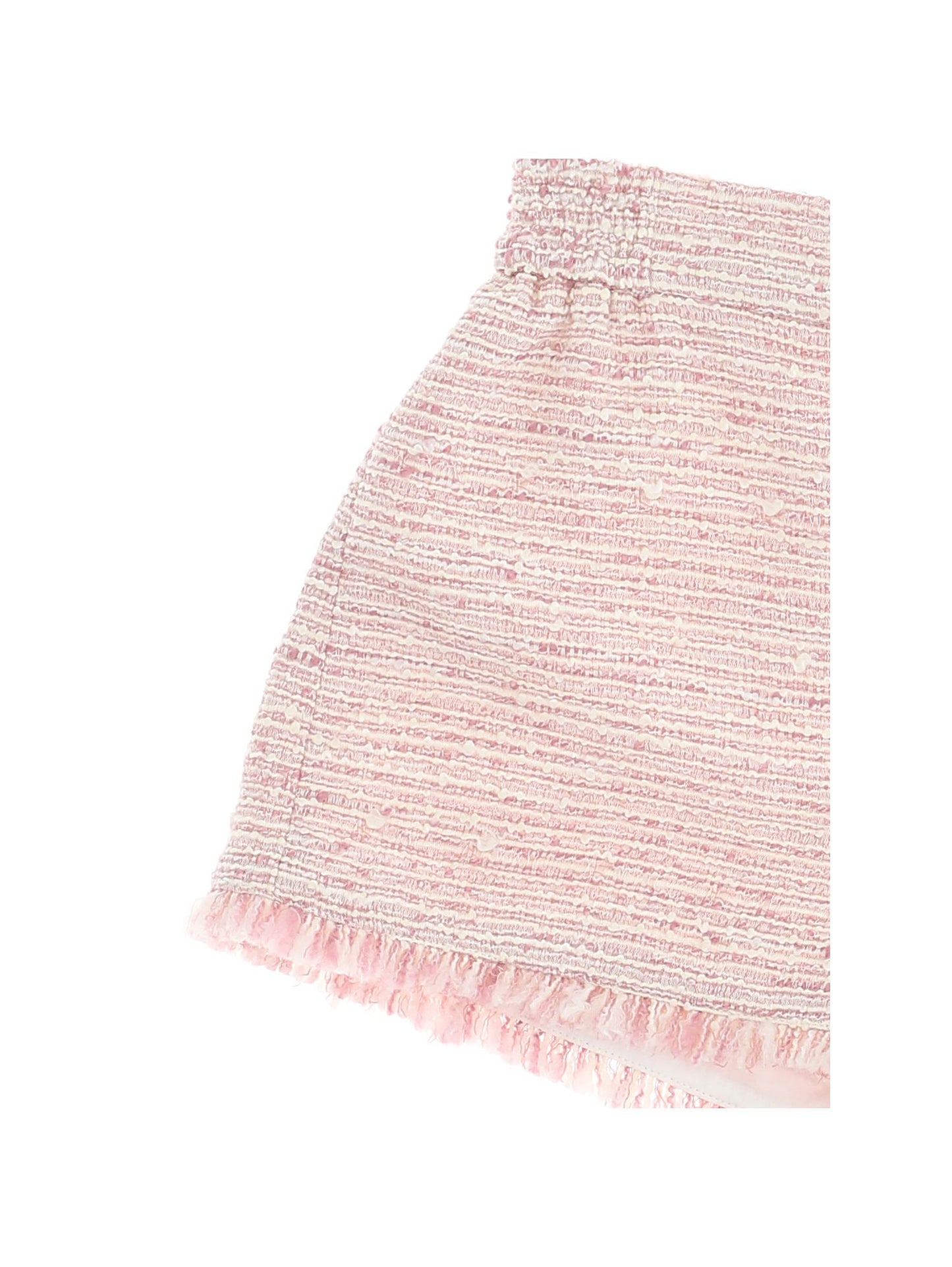 Striped bouclè shorts