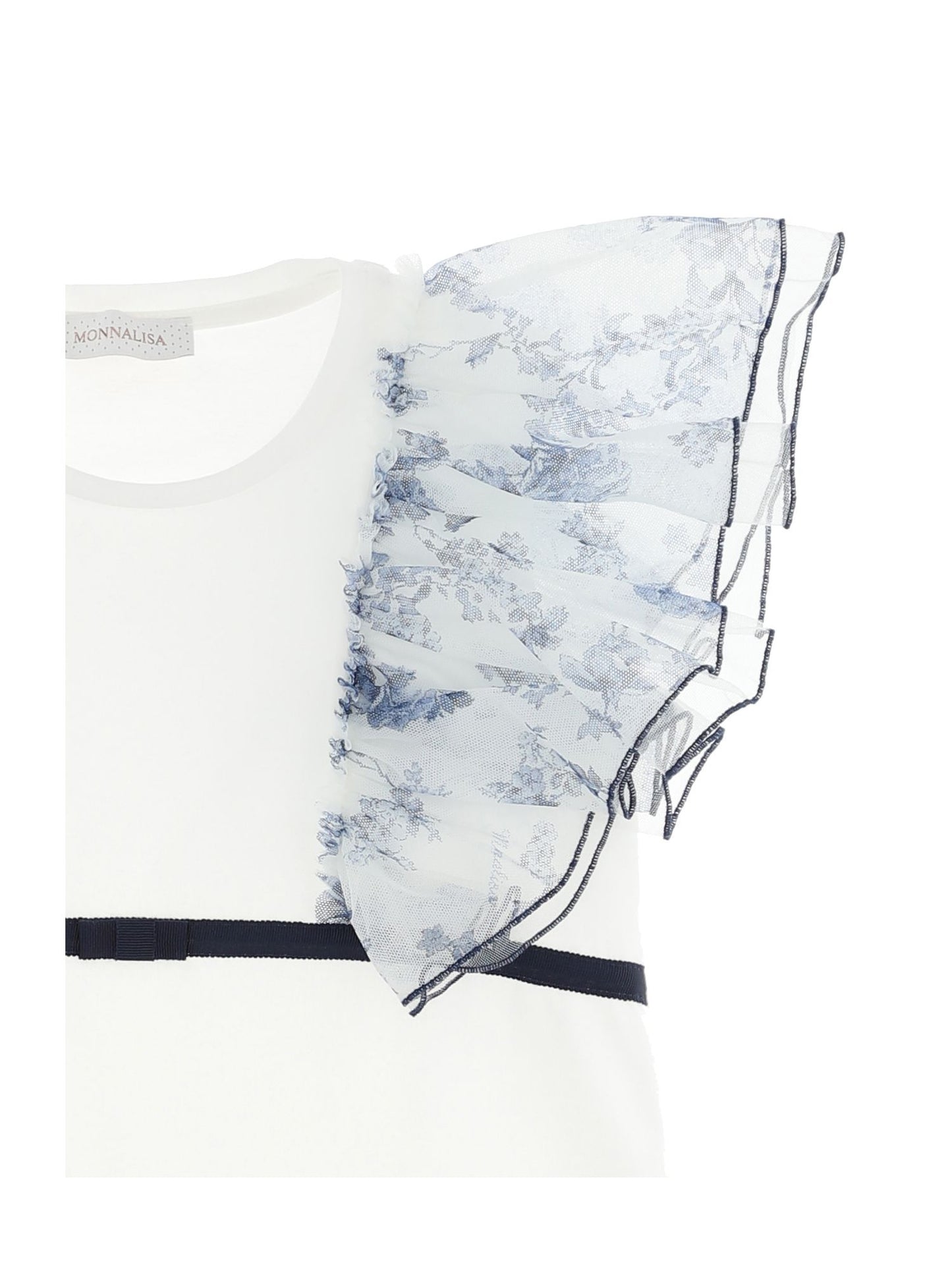 Jersey T-shirt with flower print