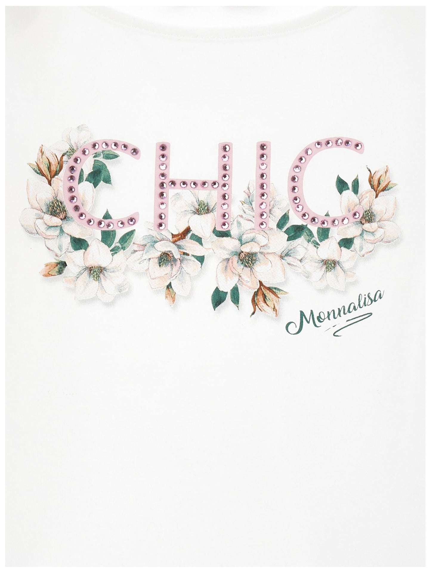 T-shirt jersey con maniche tulle