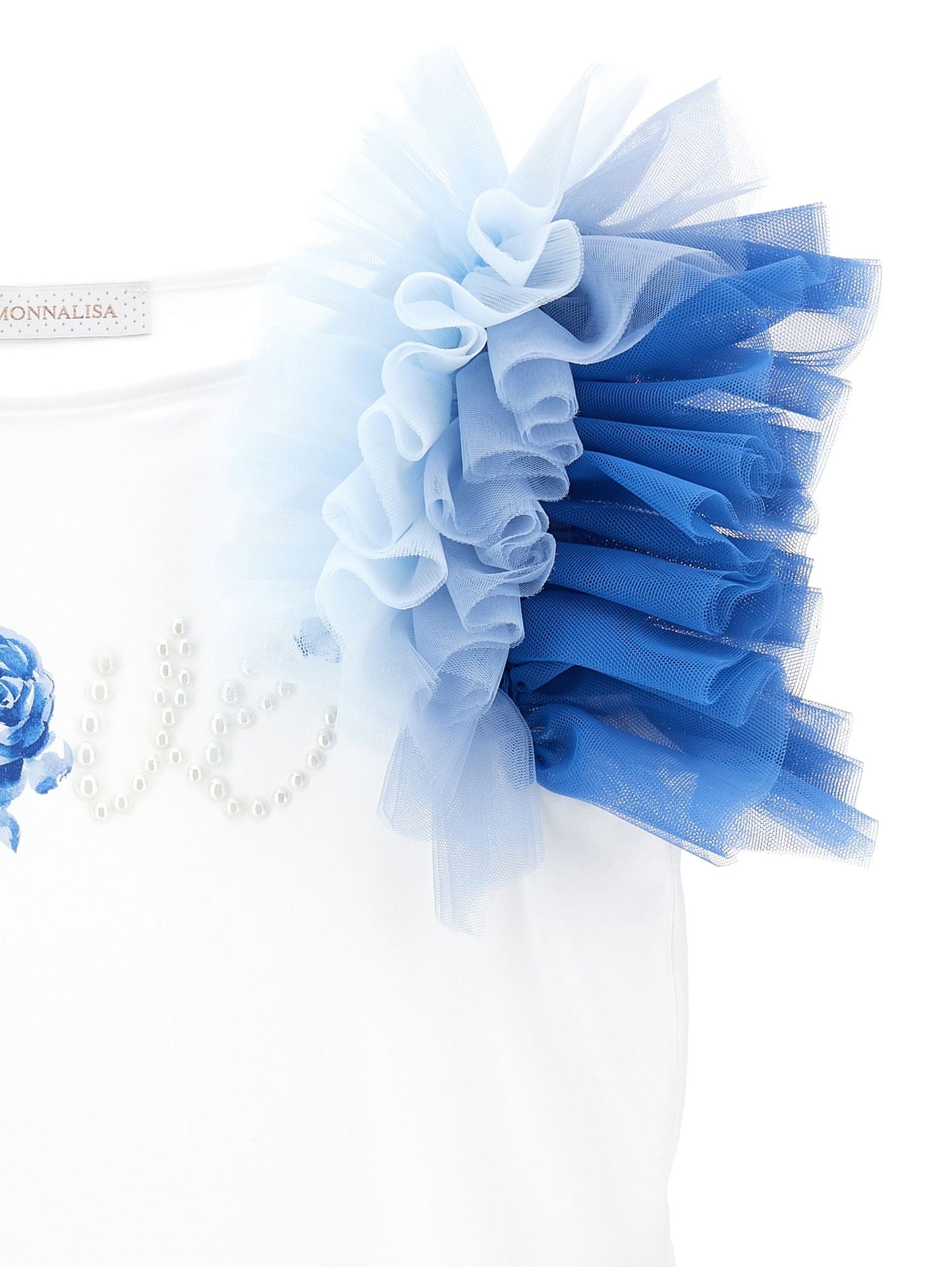 T-shirt jersey con galette e LOVE