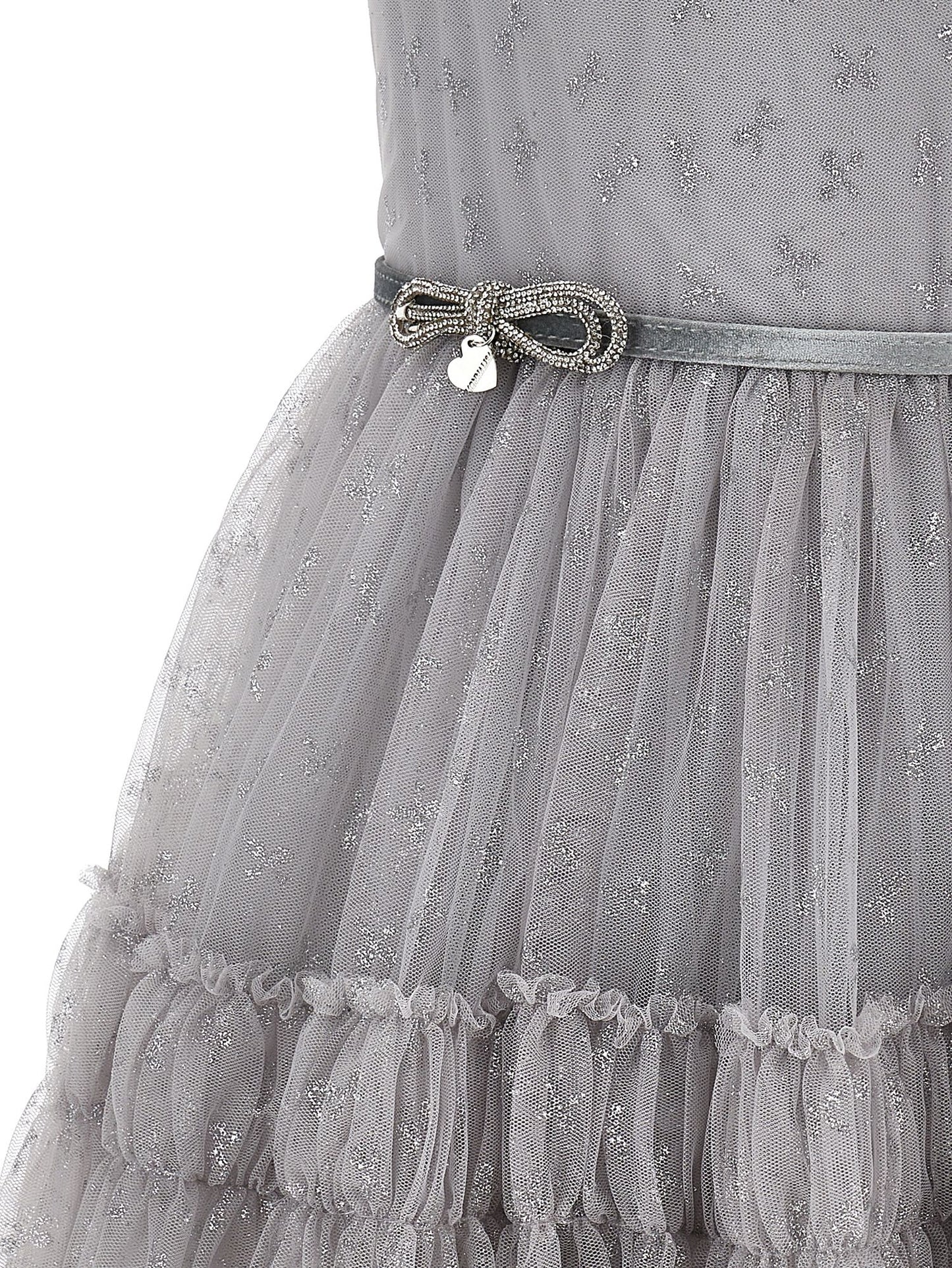 Abito tulle glitterato