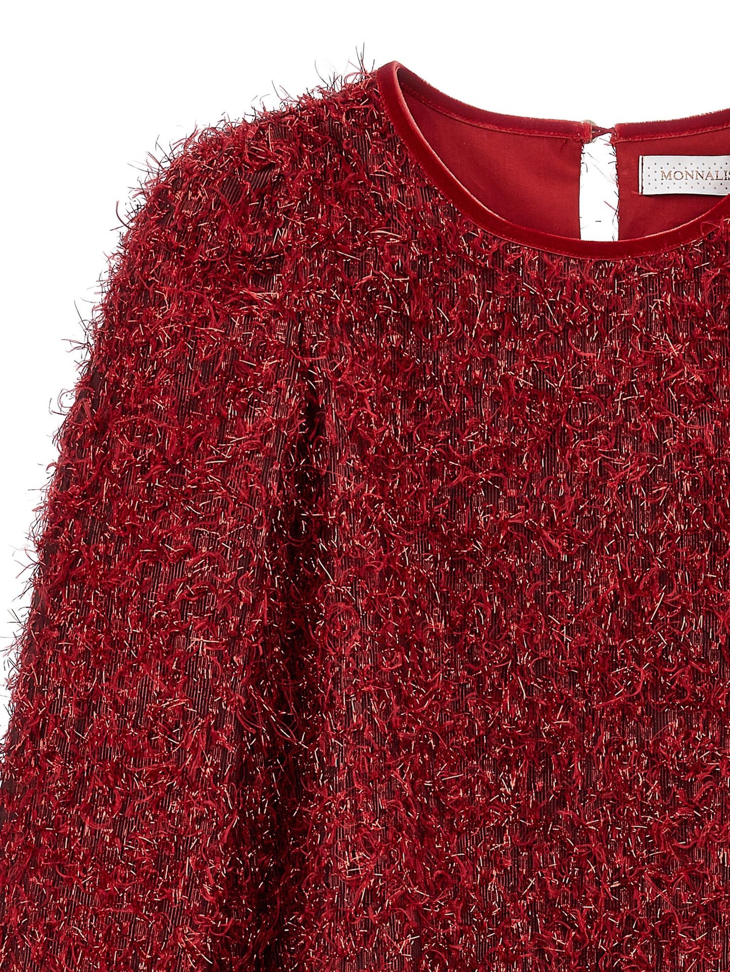 Abito frange lurex