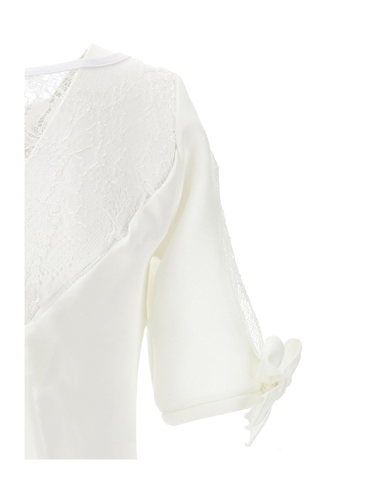 Abito crepe e pizzo