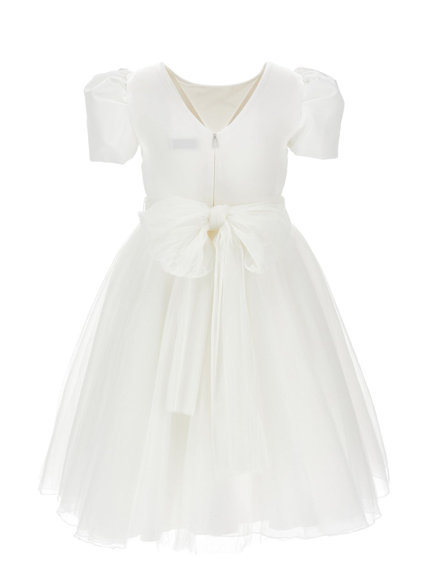 Duchesse Kleid aus Satin und Glitzertüll