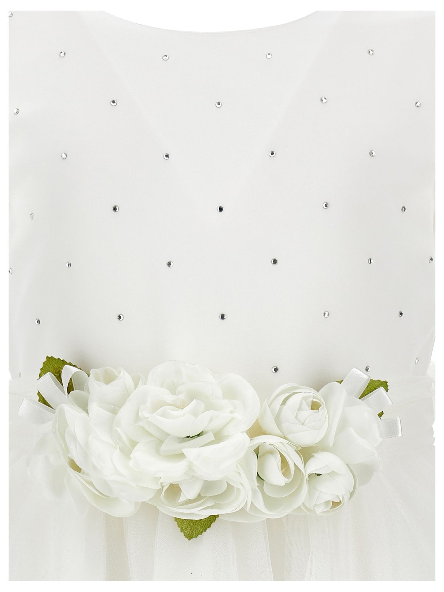 Duchesse Kleid aus Satin und Glitzertüll