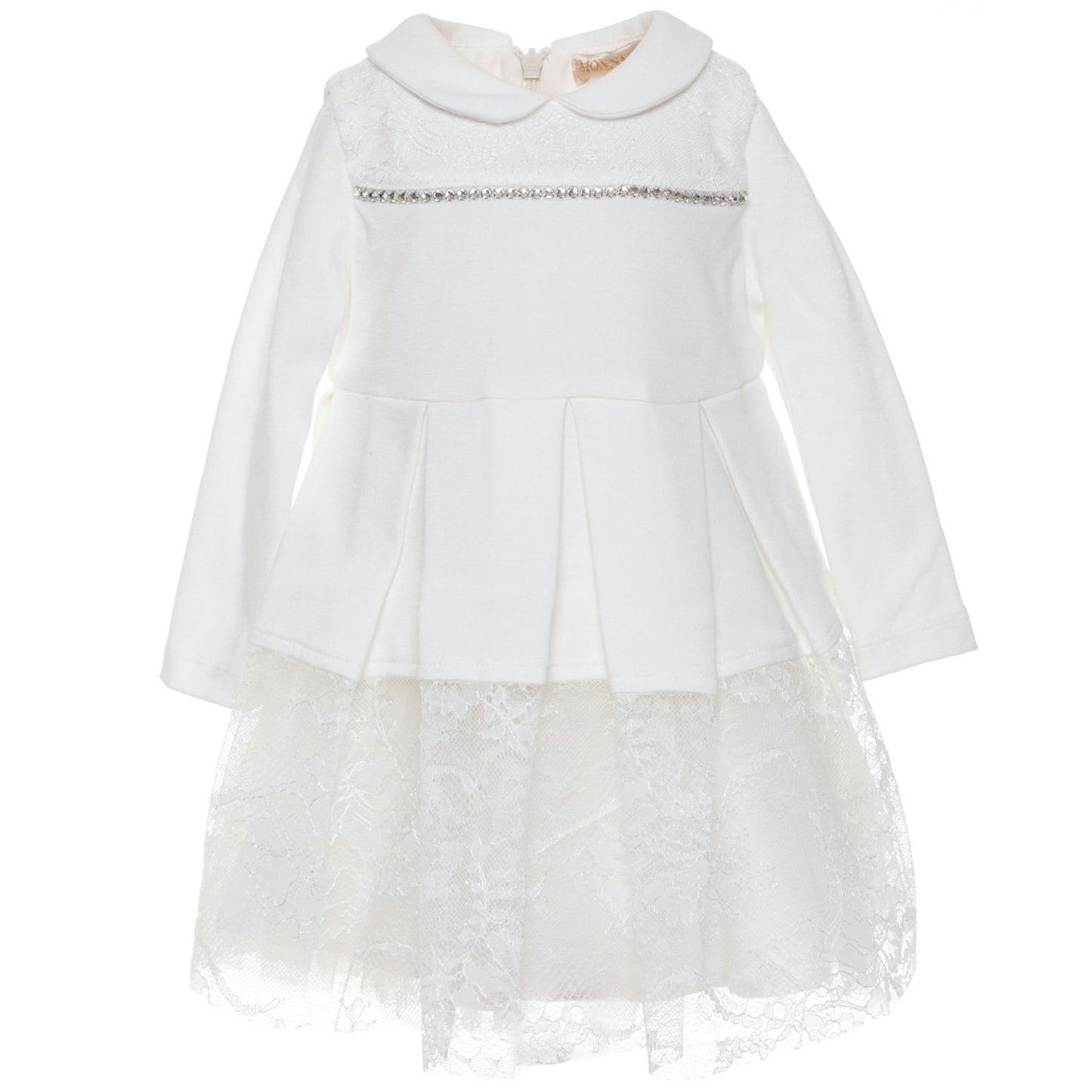 Lace insert dress