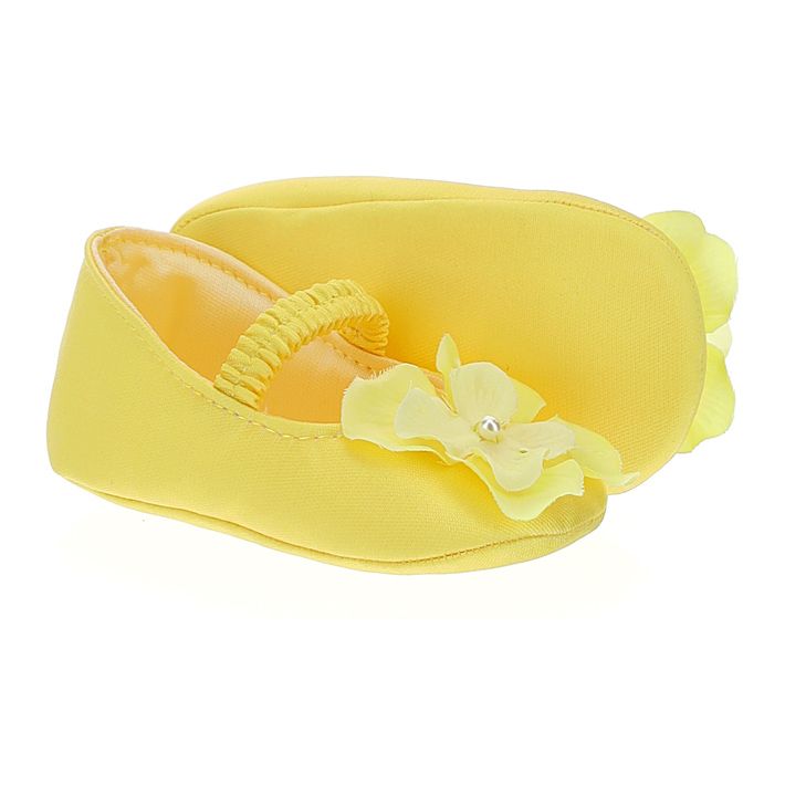 Baby girl shoes in mikado