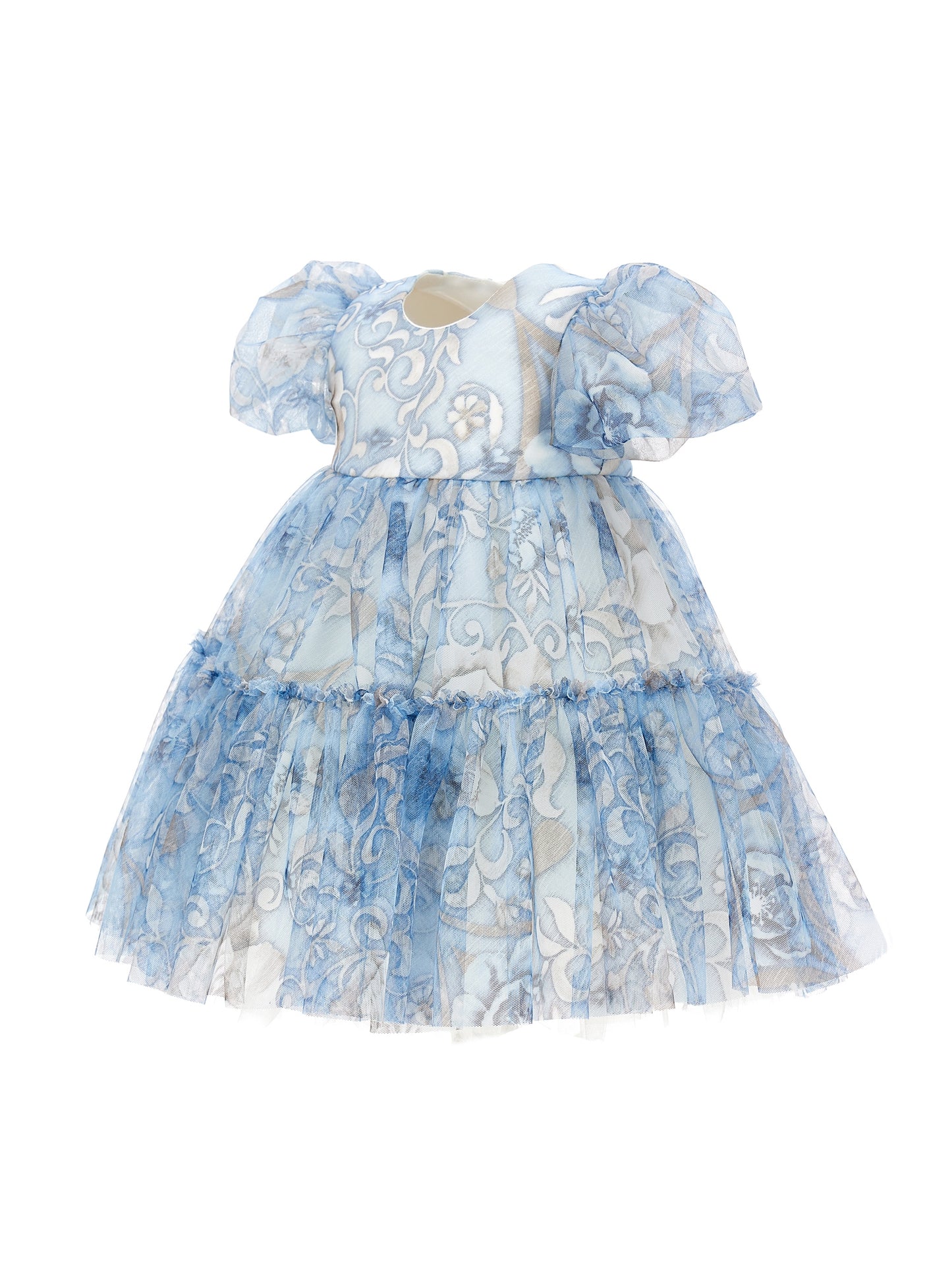 Abito tulle ramage