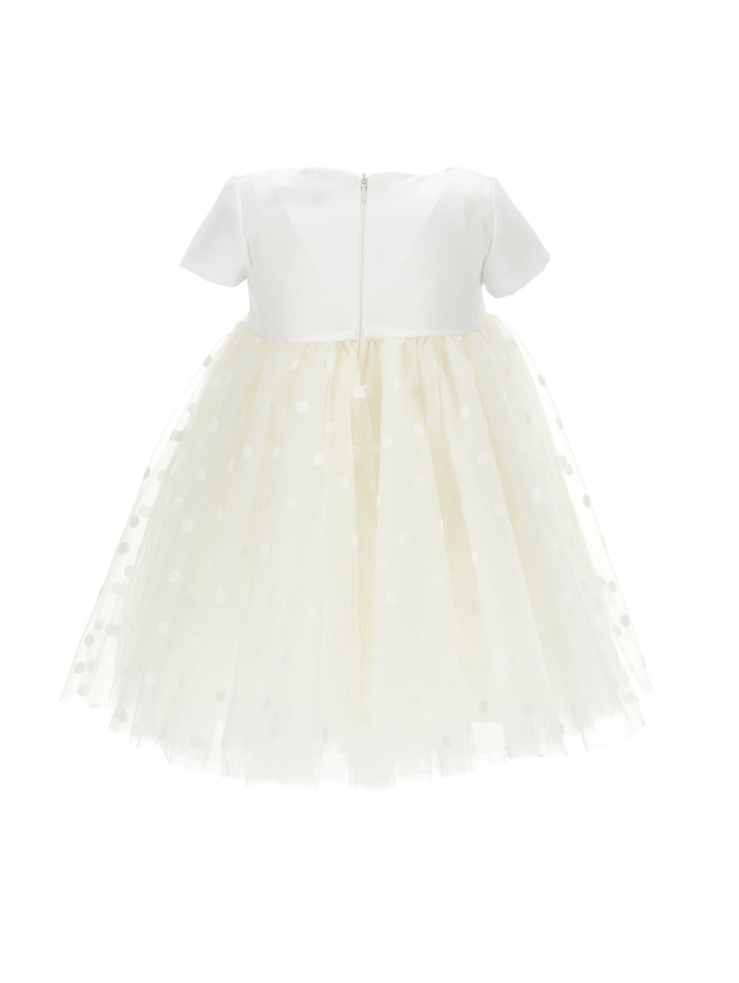High-waisted tulle dress