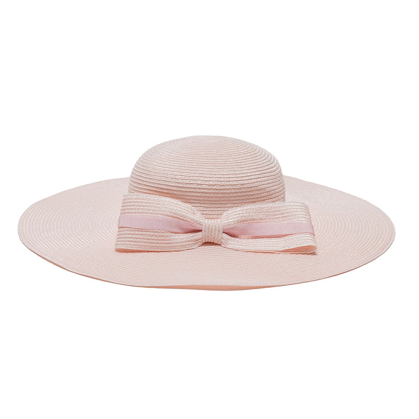 Straw hat with crown