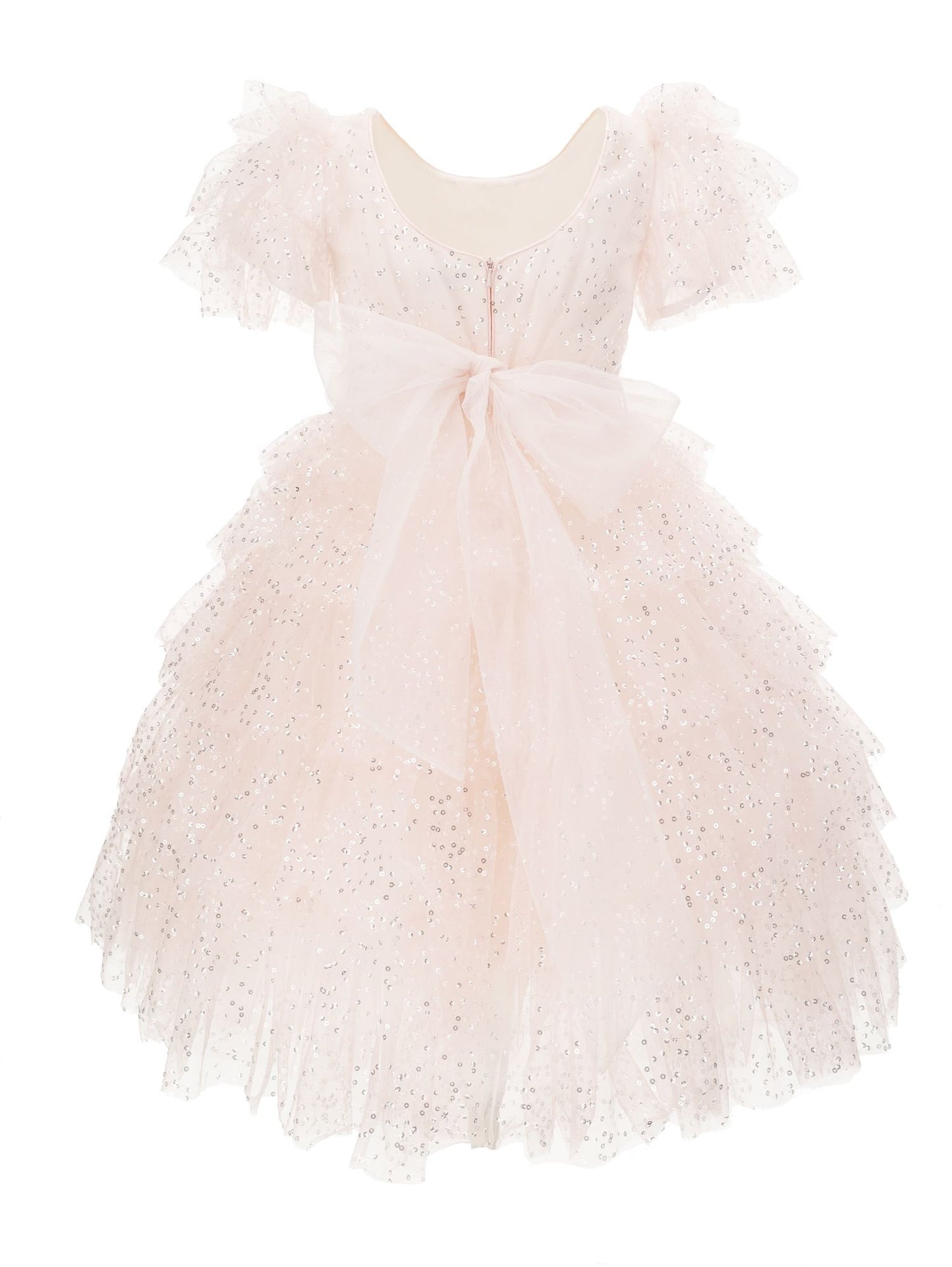 Abito tulle con paillettes