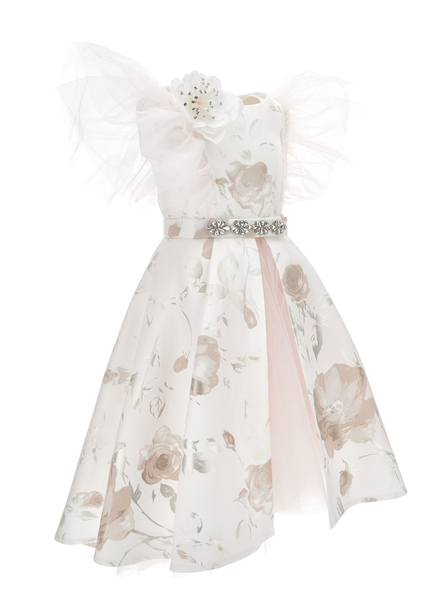 Abito Sunrise mikado tulle con gonna removibile