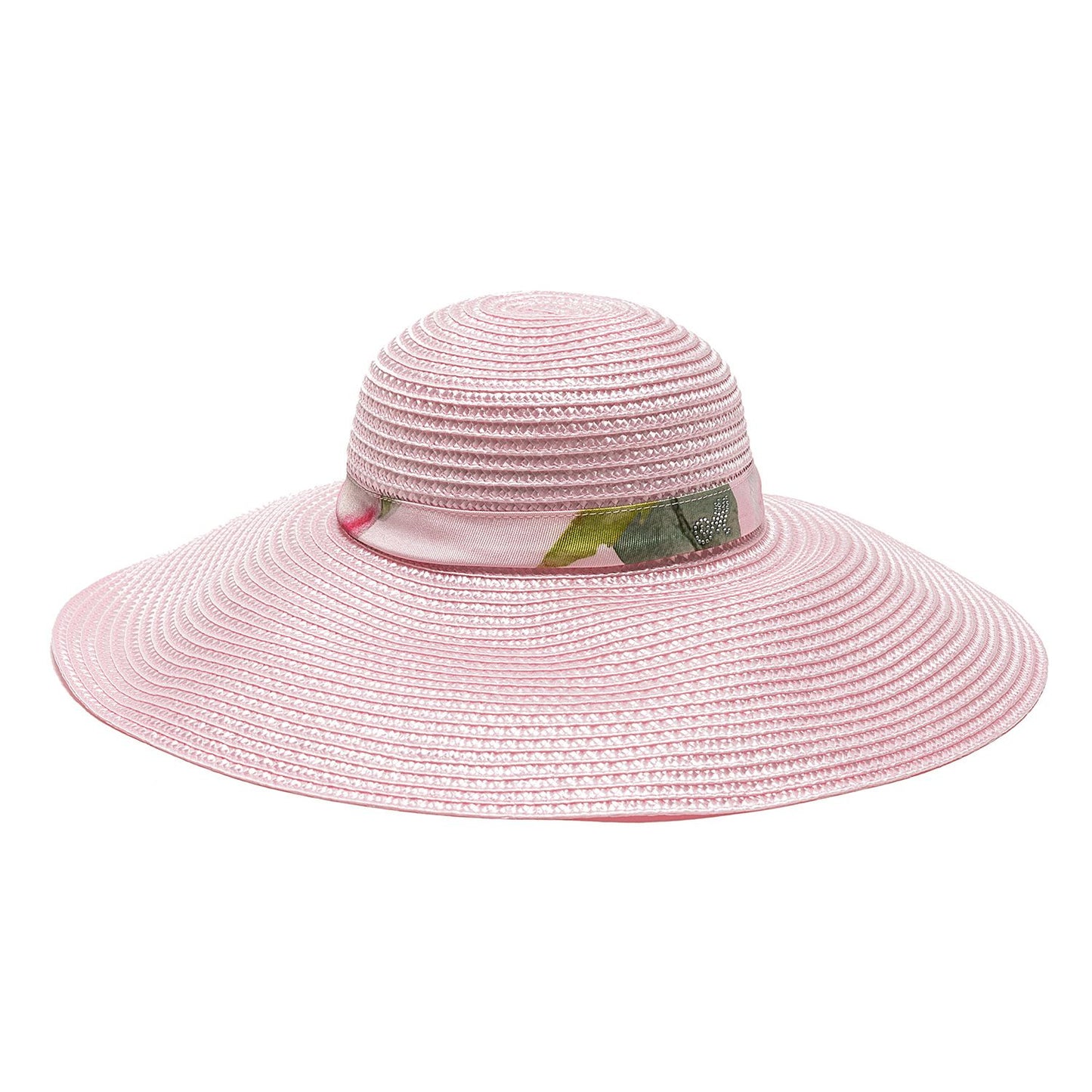 Straw hat with flowers