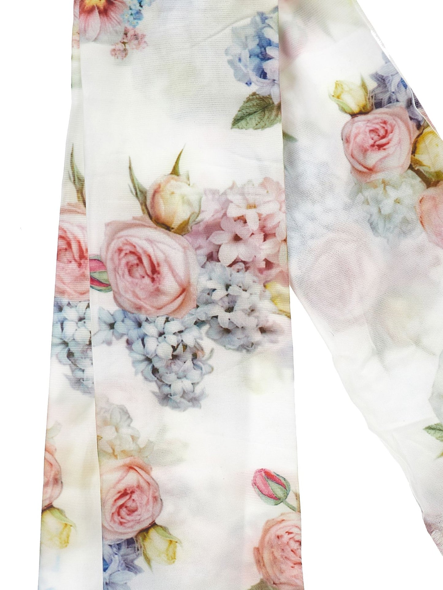 Flower print tights