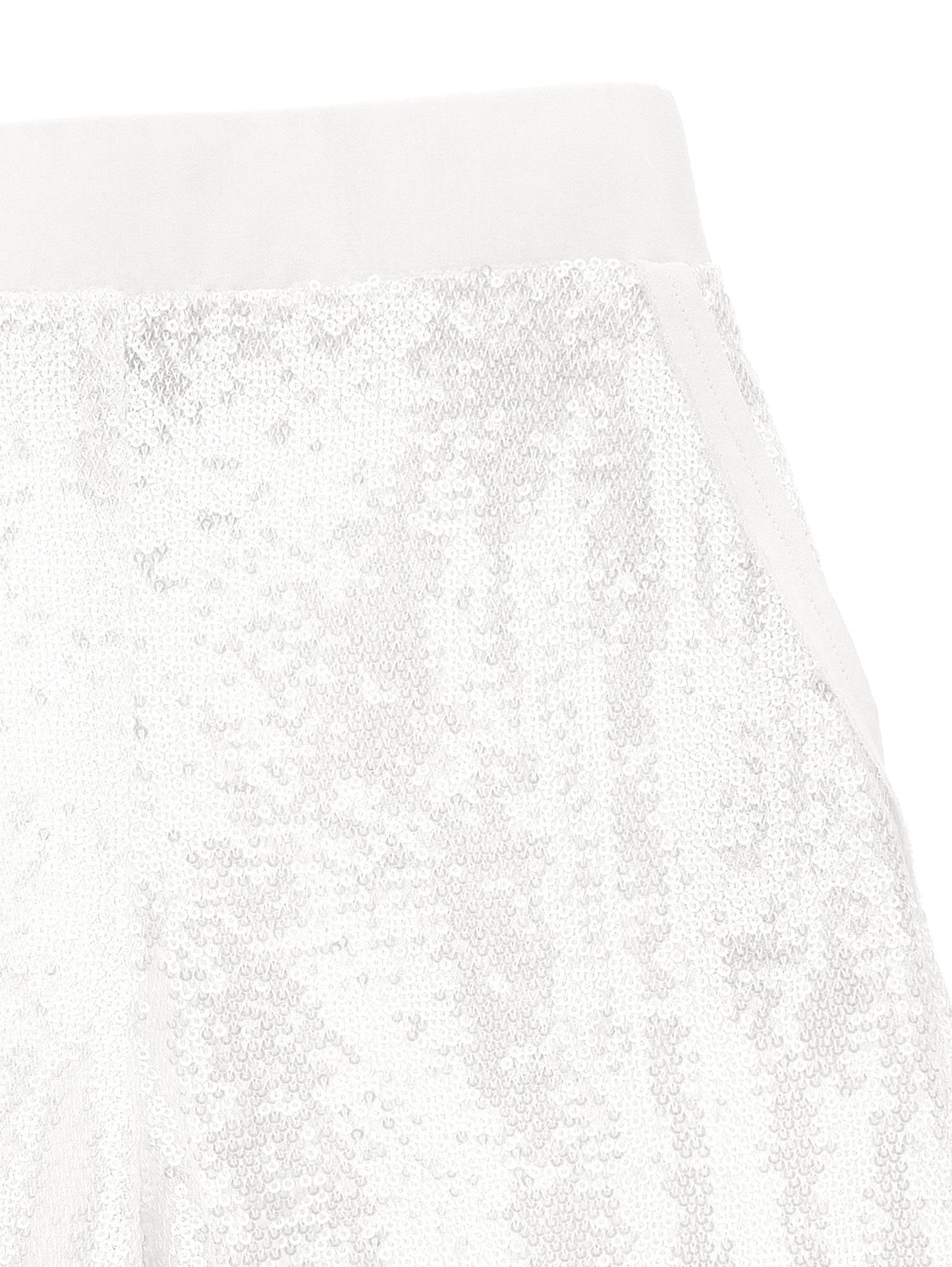 Elegant sequined Bermuda shorts