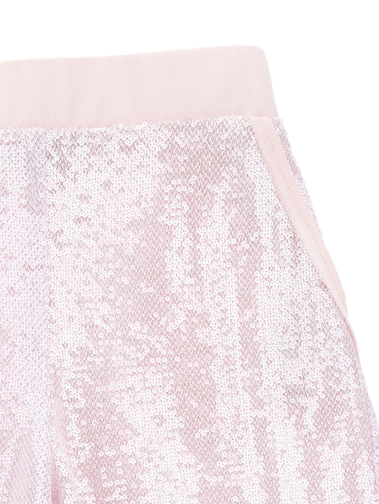 Elegant sequined Bermuda shorts