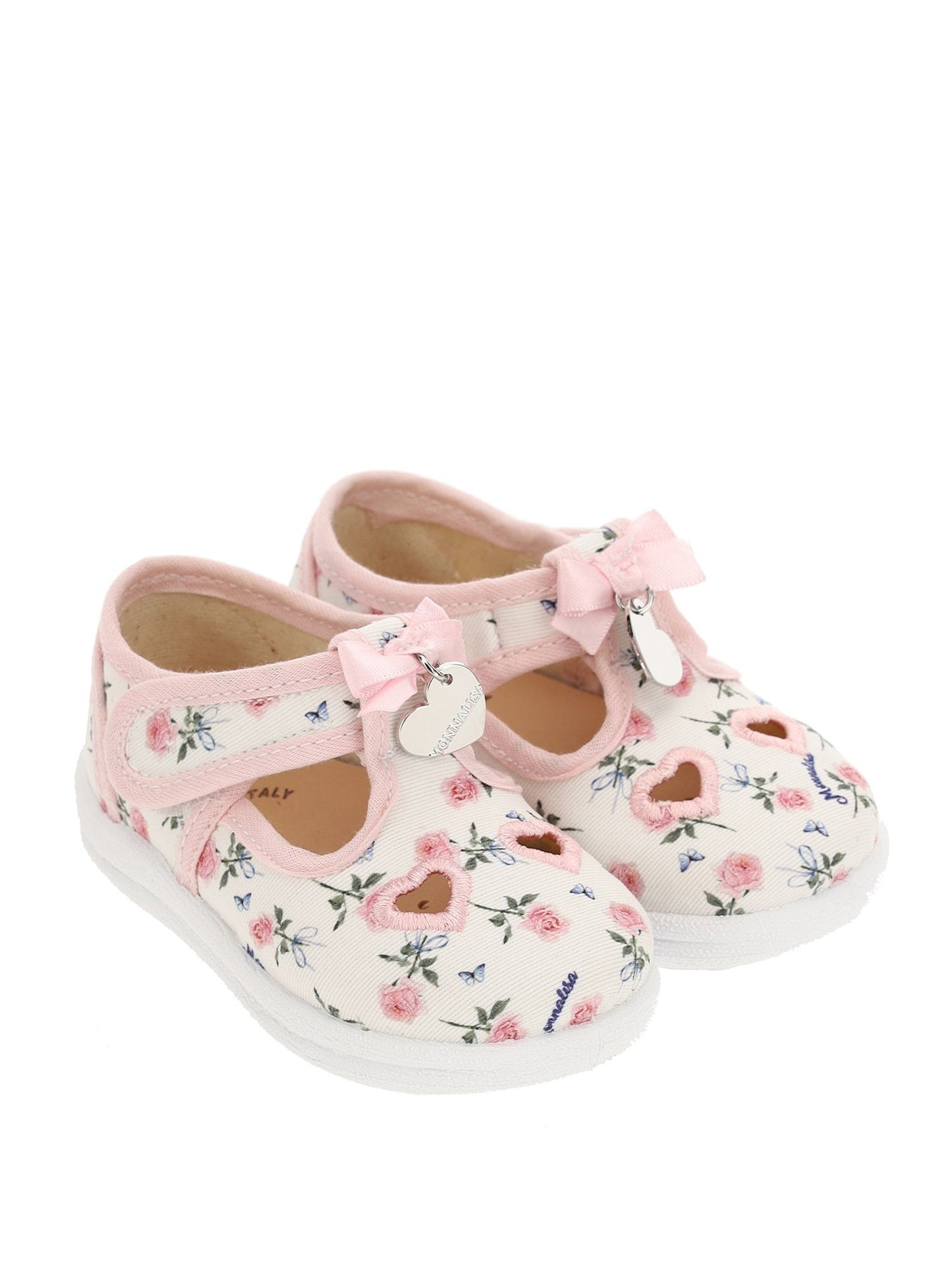 Closed sandals ottoman roses